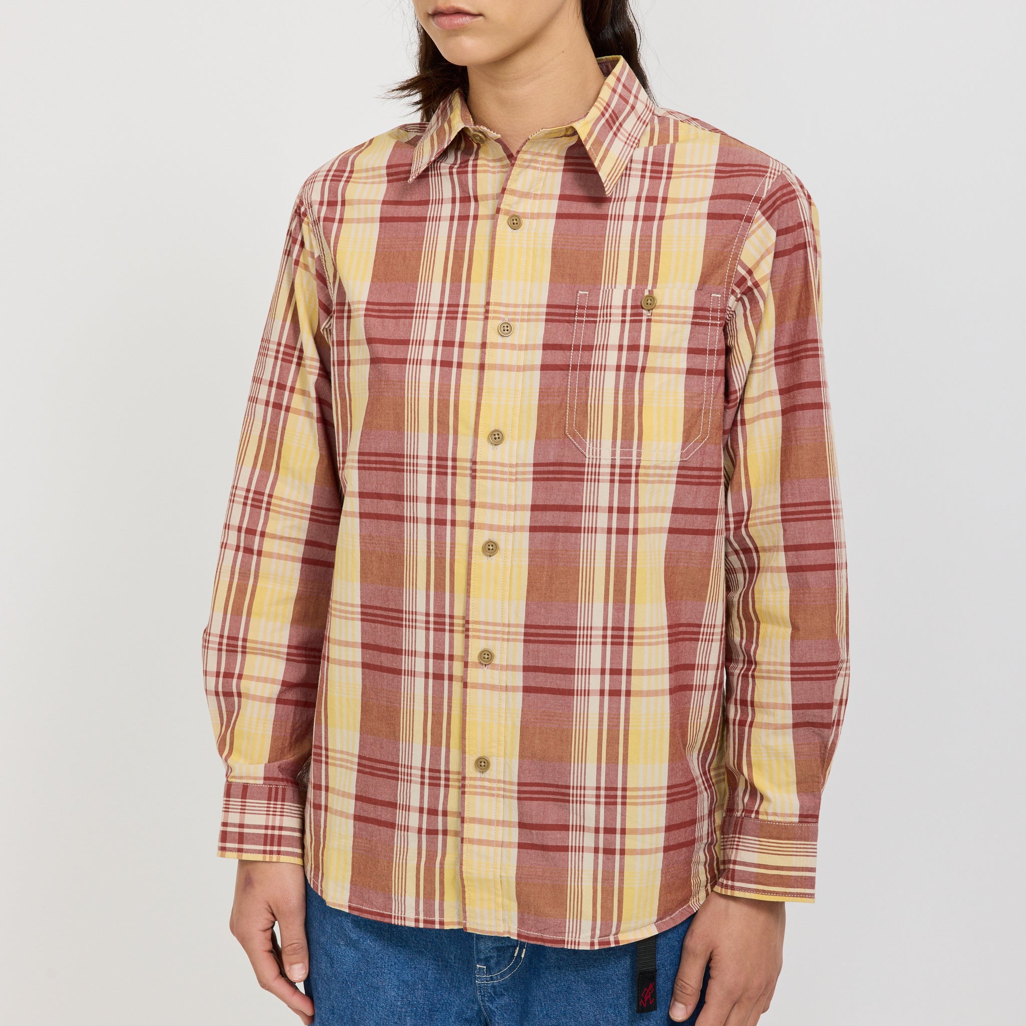 Women's Broadcloth Stance Shirt Mustard