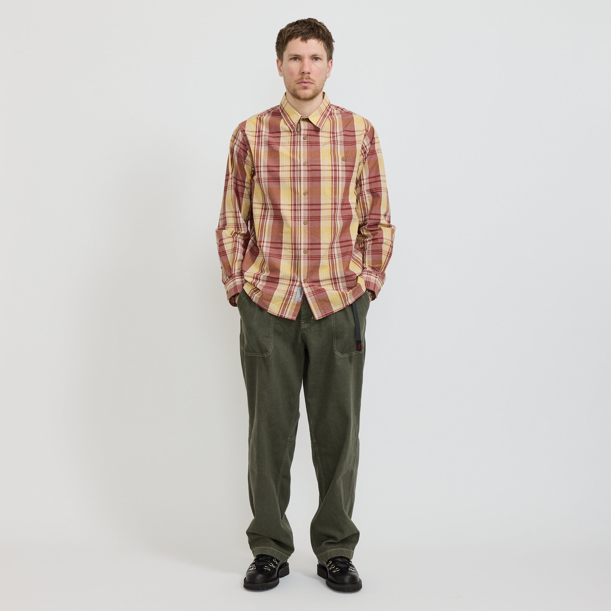 Broadcloth Stance Shirt Mustard