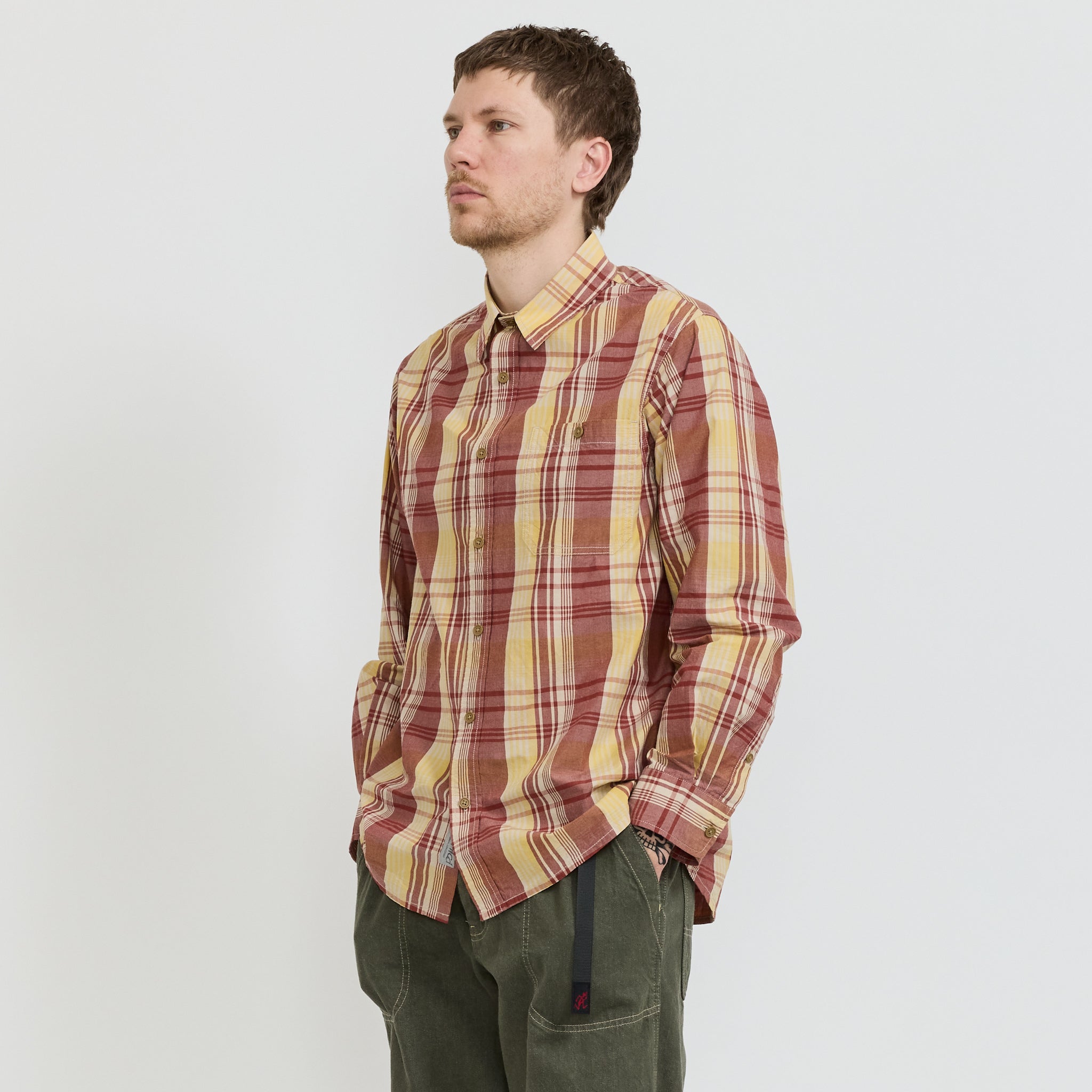 Broadcloth Stance Shirt Mustard