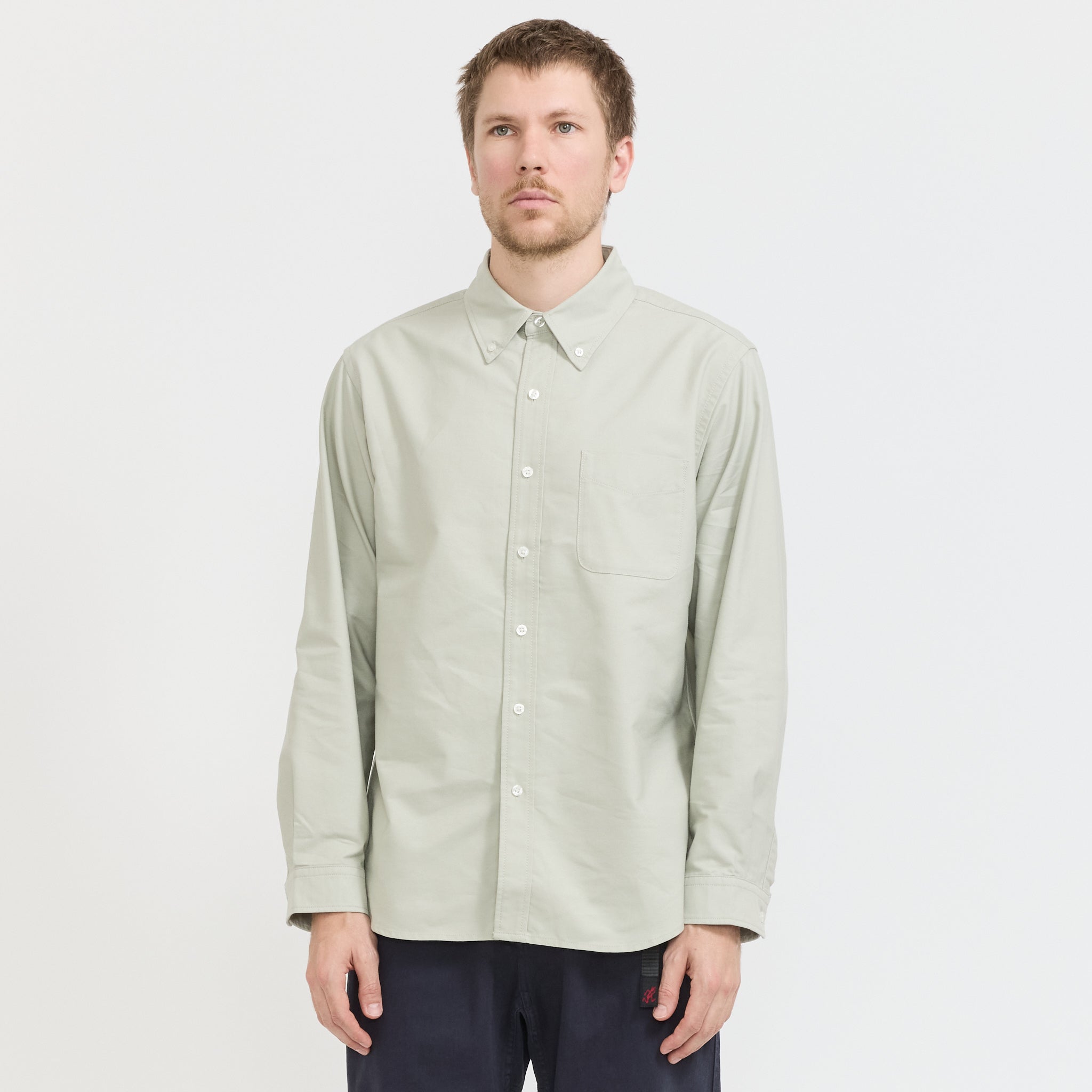 Gramicci | Classic Oxford Coolmax Shirt Lime Green | Maplestore