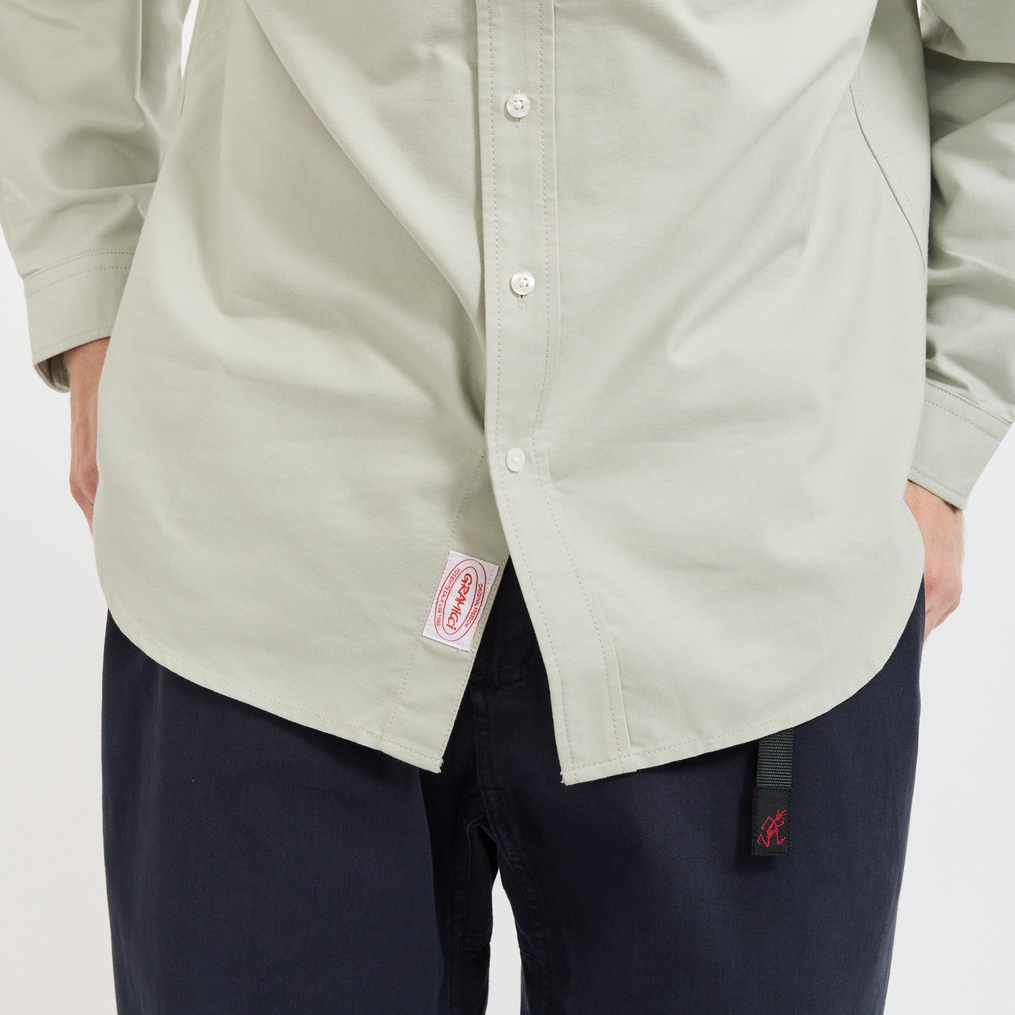 Gramicci | Classic Oxford Coolmax Shirt Lime Green | Maplestore
