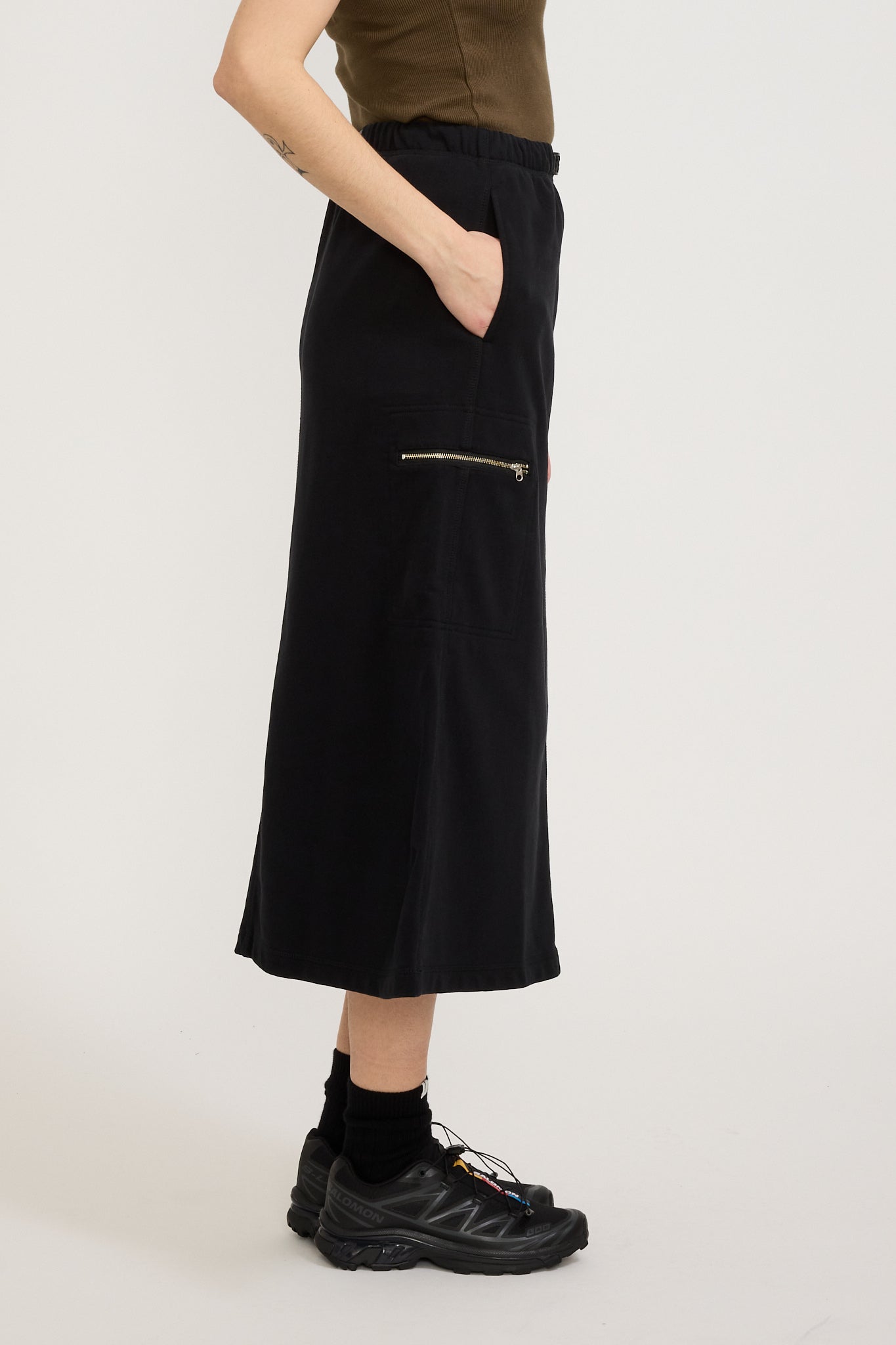 Gramicci | Classic Sweatskirt Black | Maplestore