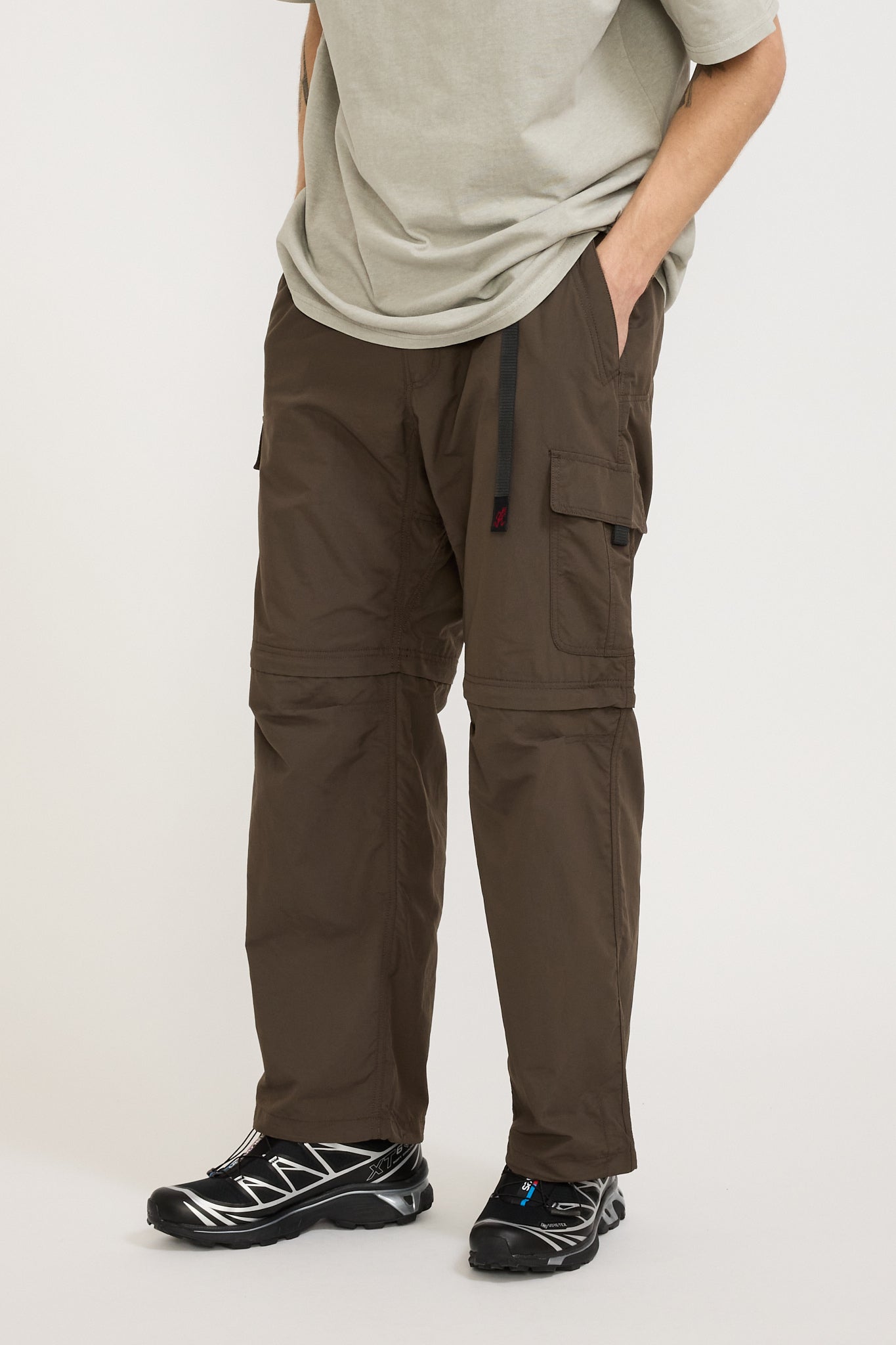 Gramicci | Convertible Micro Ripstop Pant Deep Brown | Maplestore