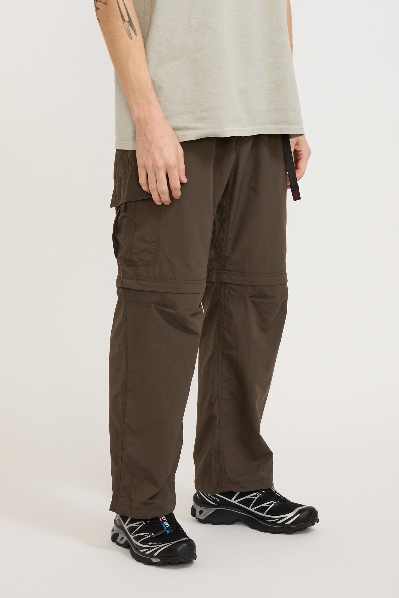 Gramicci | Convertible Micro Ripstop Pant Deep Brown | Maplestore