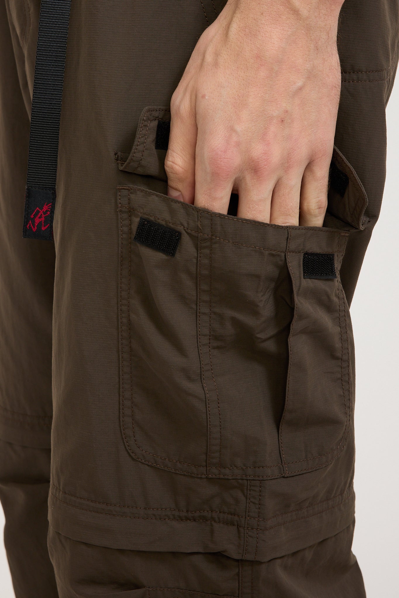 Gramicci | Convertible Micro Ripstop Pant Deep Brown | Maplestore