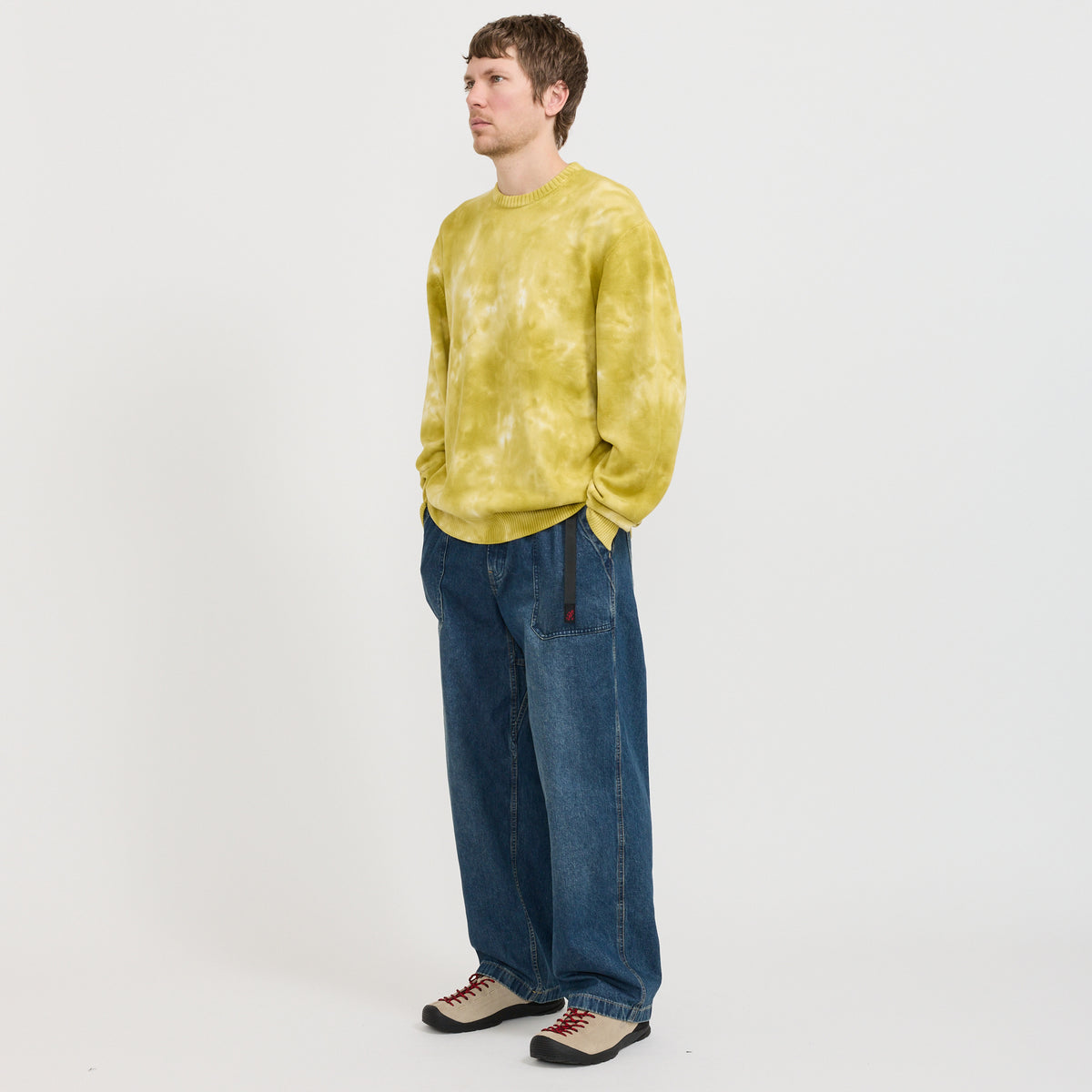 Cotton Knit Crew Sun Fade