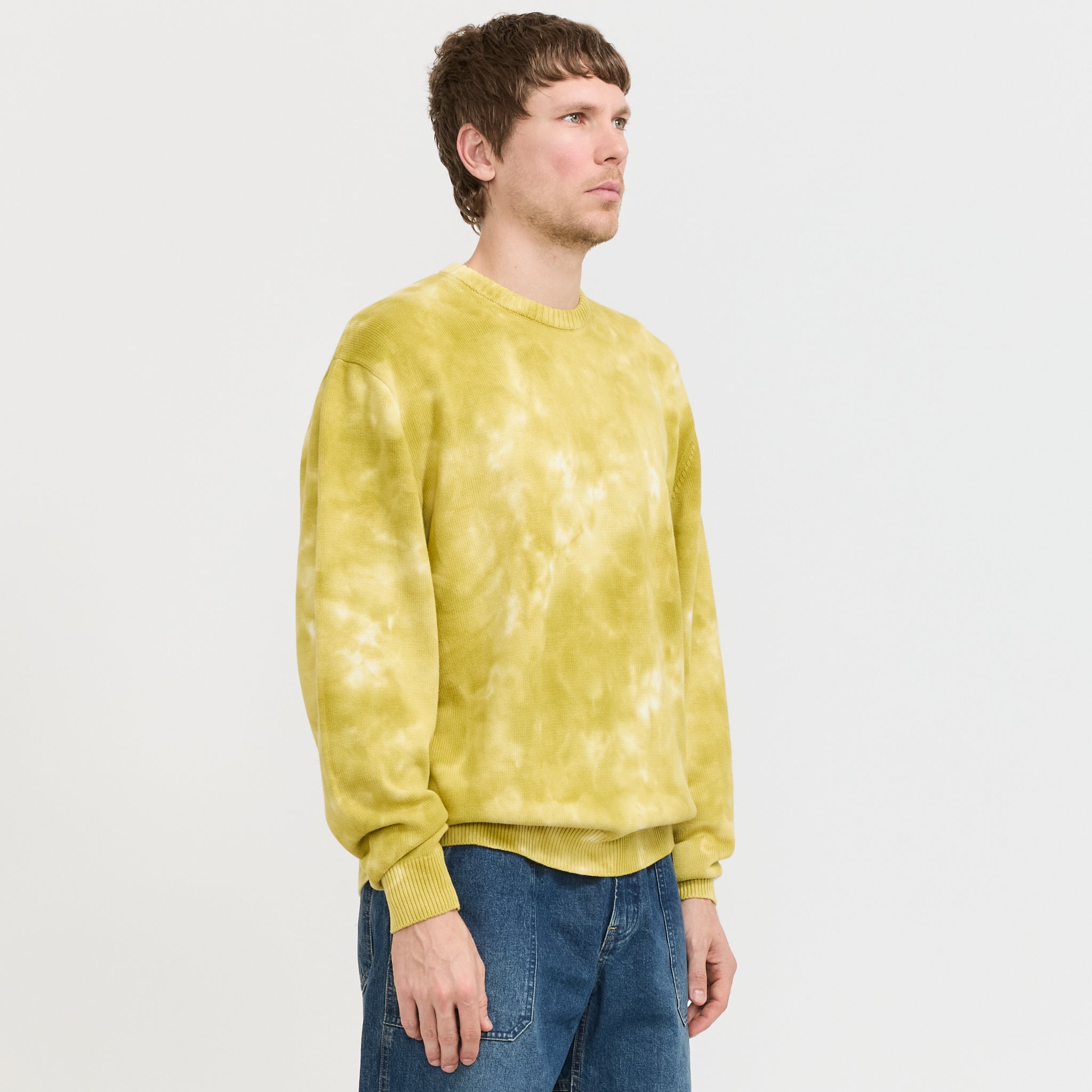Cotton Knit Crew Sun Fade
