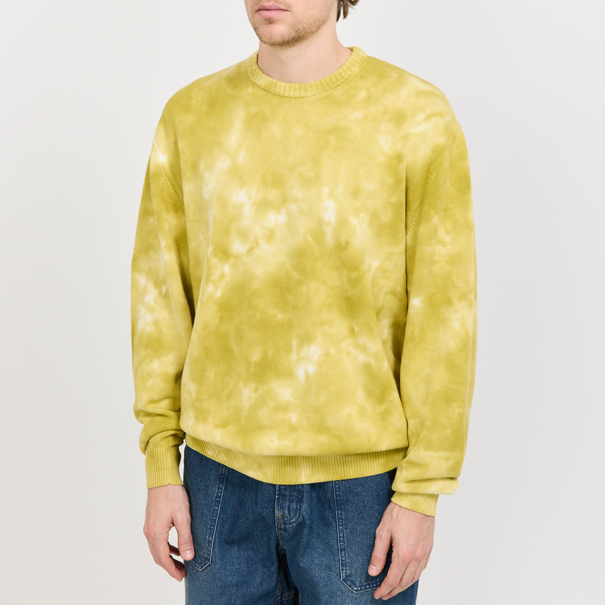 Cotton Knit Crew Sun Fade