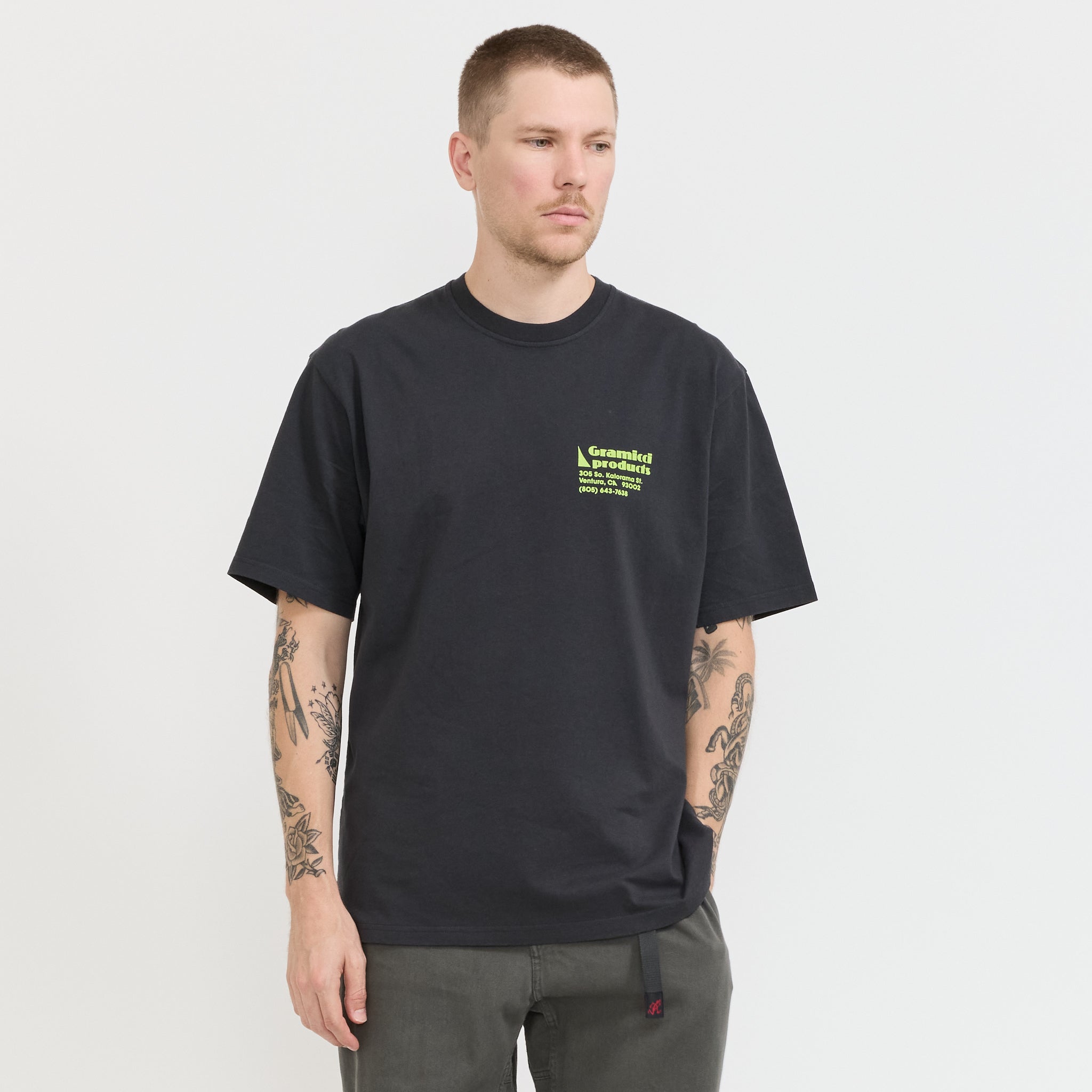 G-Sail Tee Vintage Black