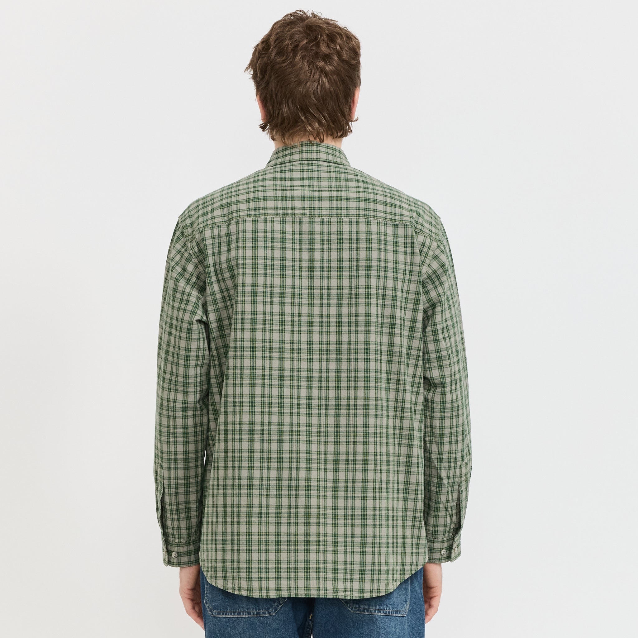 Heavy Weight Checkered Shirt Forest