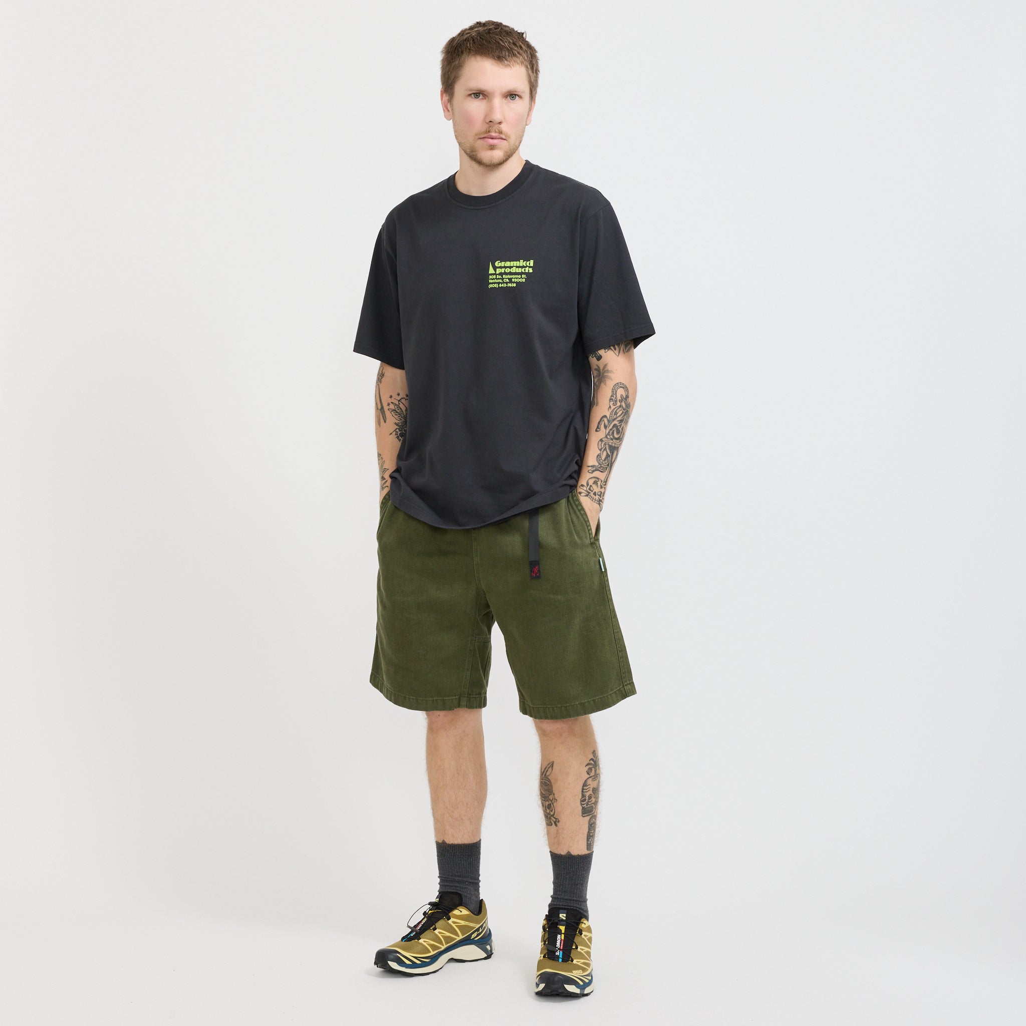 Gramicci Hemp G-Short Olive | Maplestore