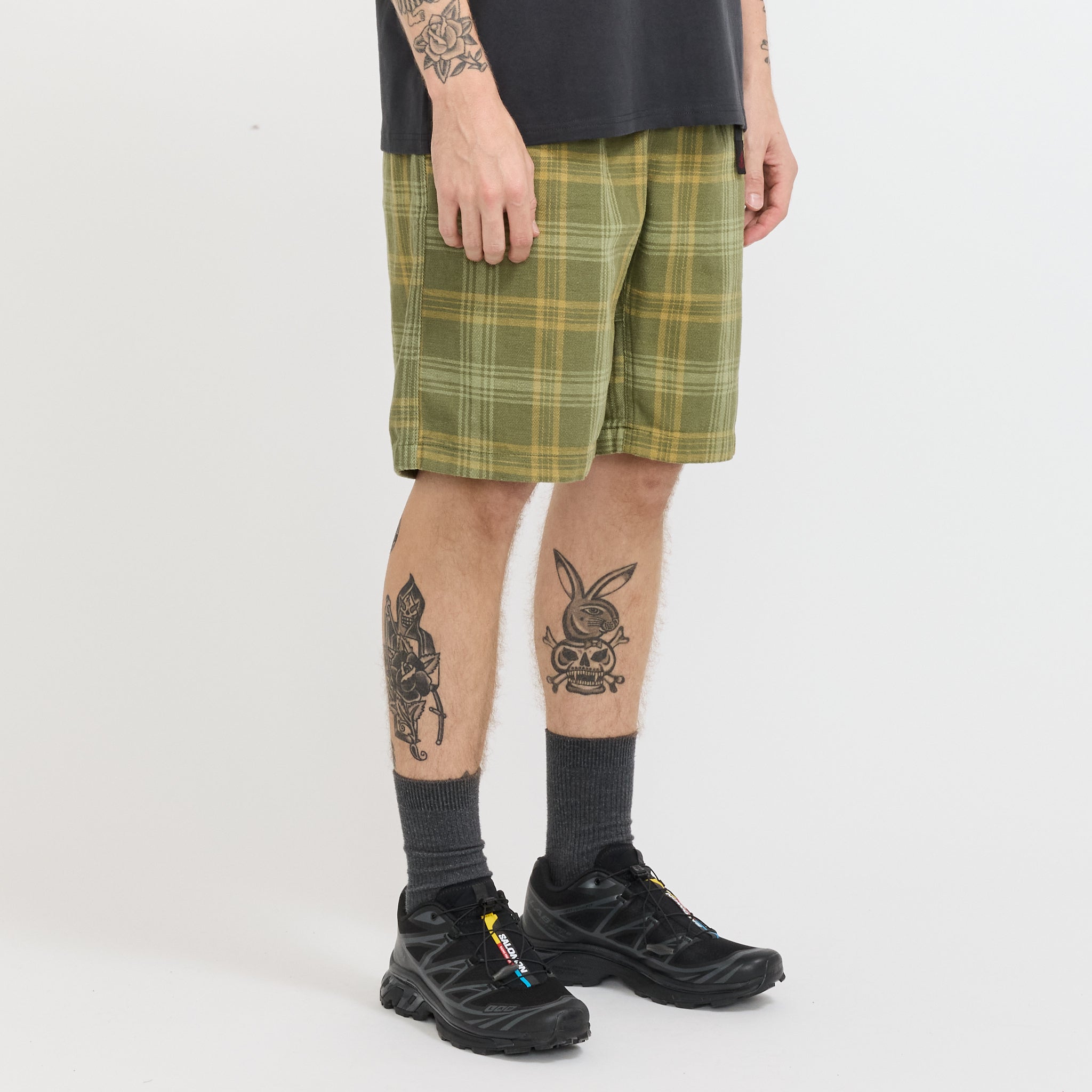 Gramicci | Hemp G-Short Plaid | Maplestore