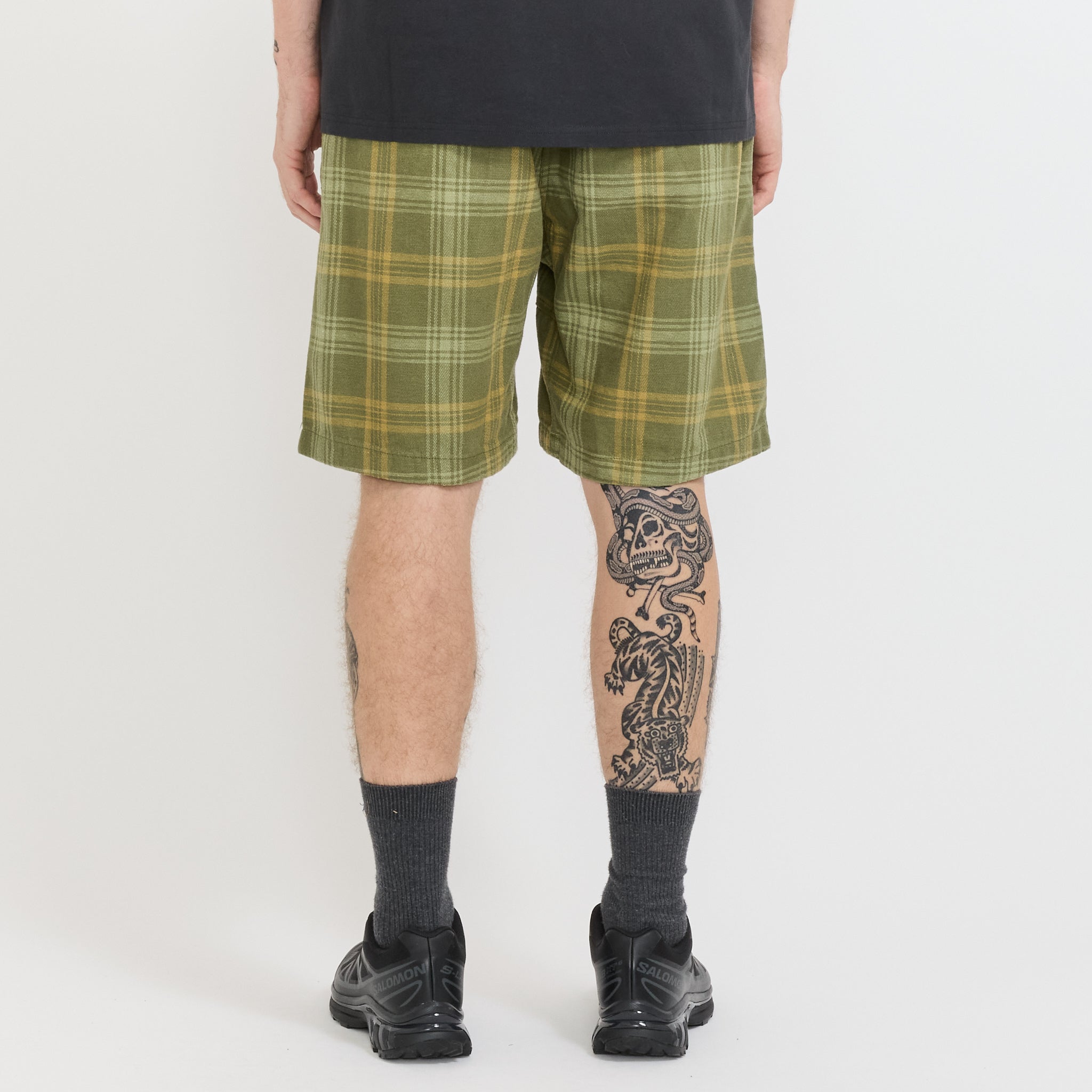 Gramicci | Hemp G-Short Plaid | Maplestore