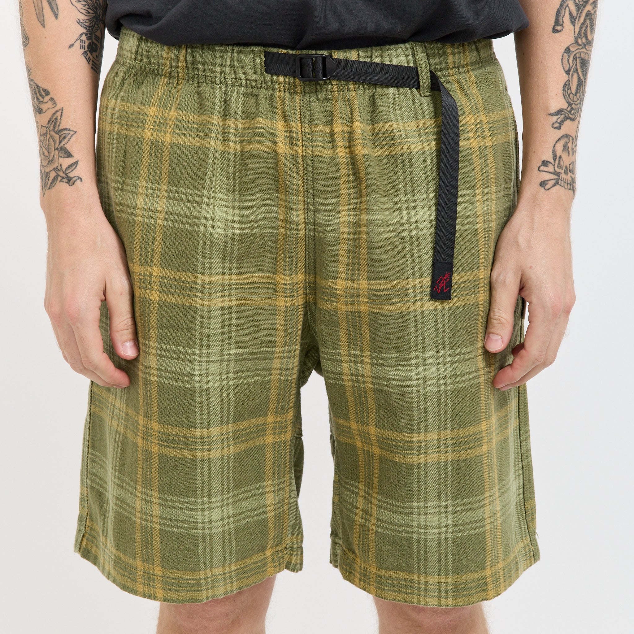 Gramicci | Hemp G-Short Plaid | Maplestore