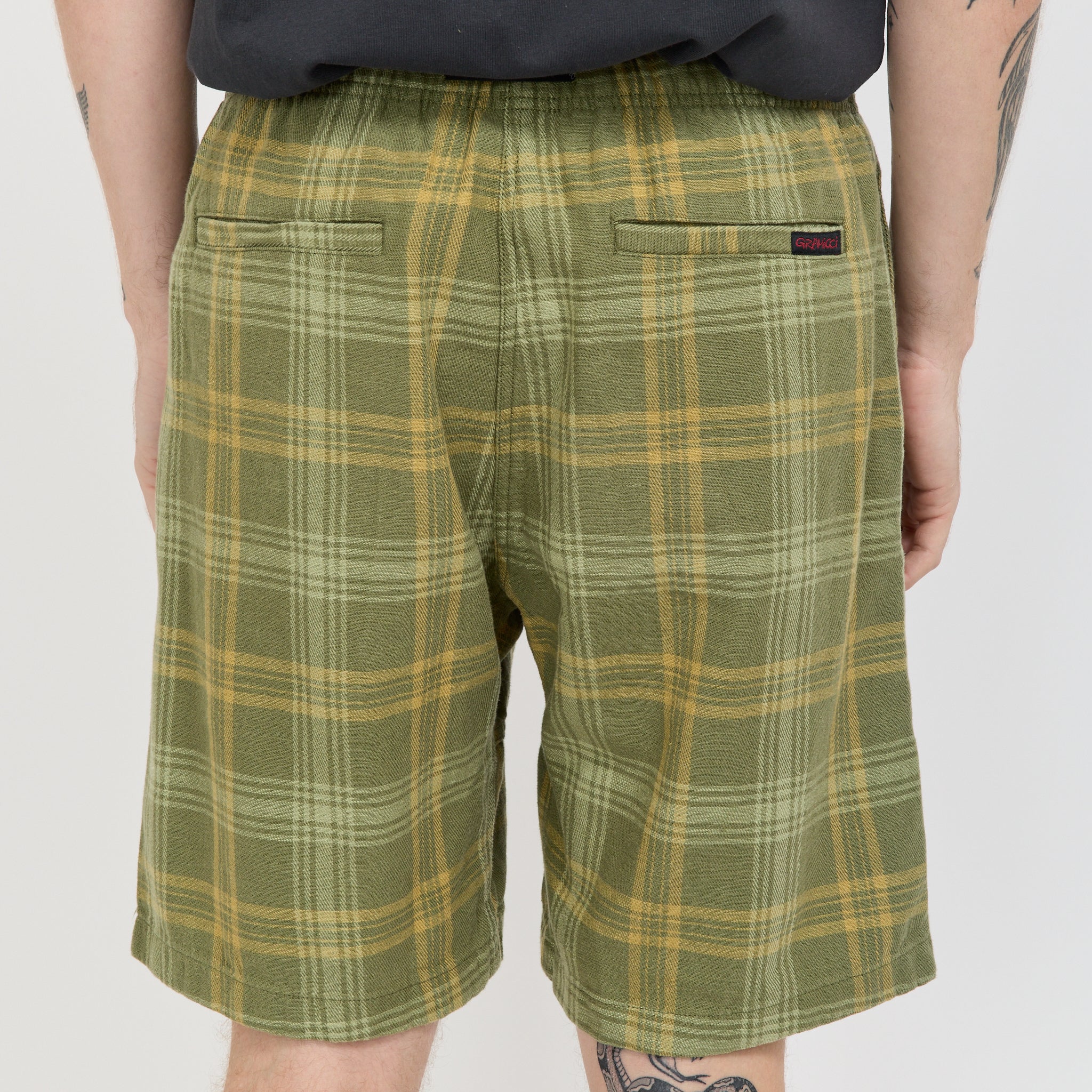 Gramicci | Hemp G-Short Plaid | Maplestore