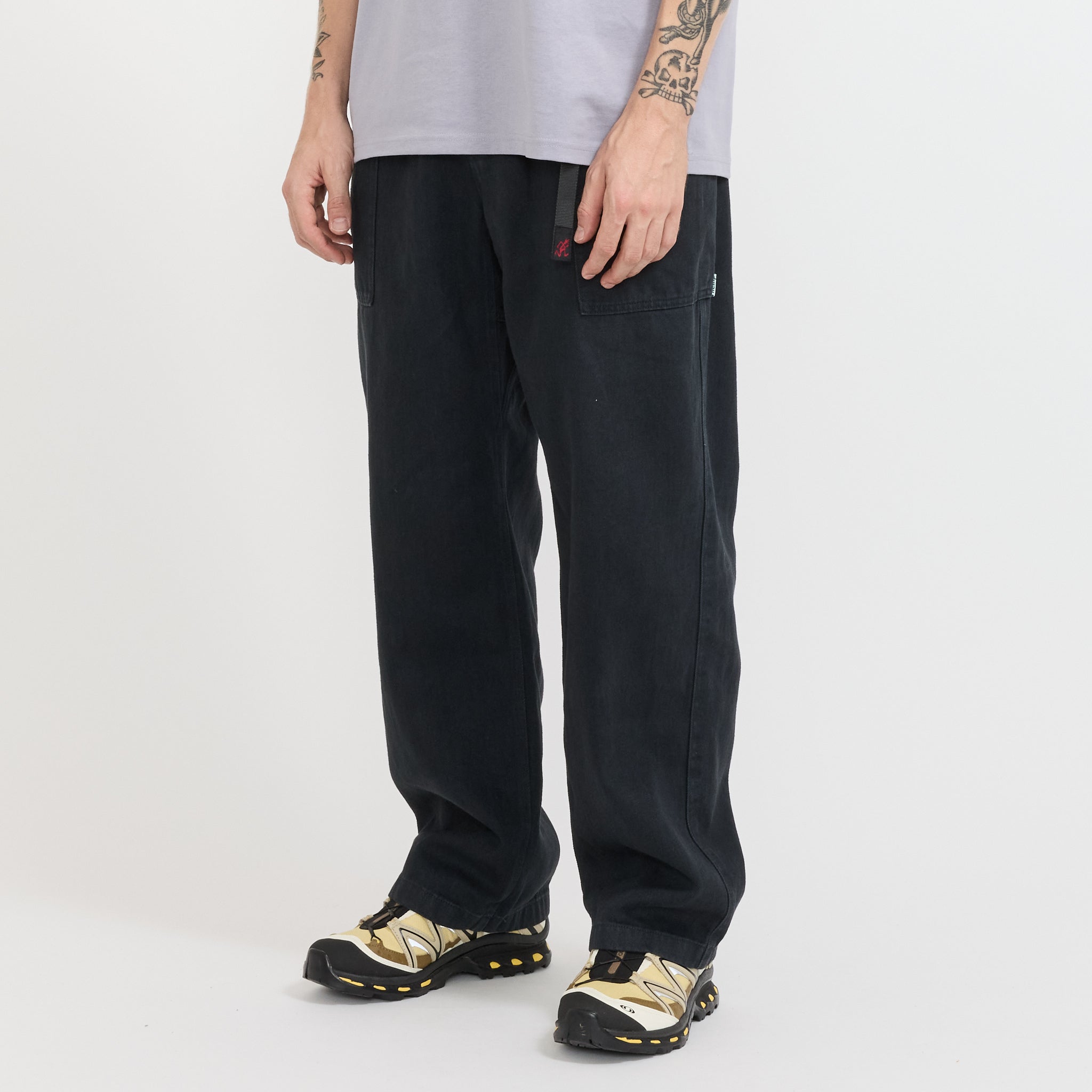 Gramicci | Hemp Relaxed Pant Carbon | Maplestore