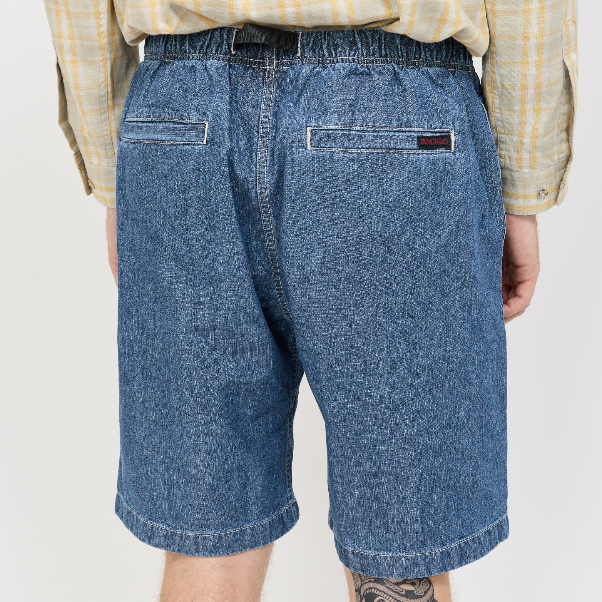 Gramicci | Japanese Chambray Short Blue | Maplestore