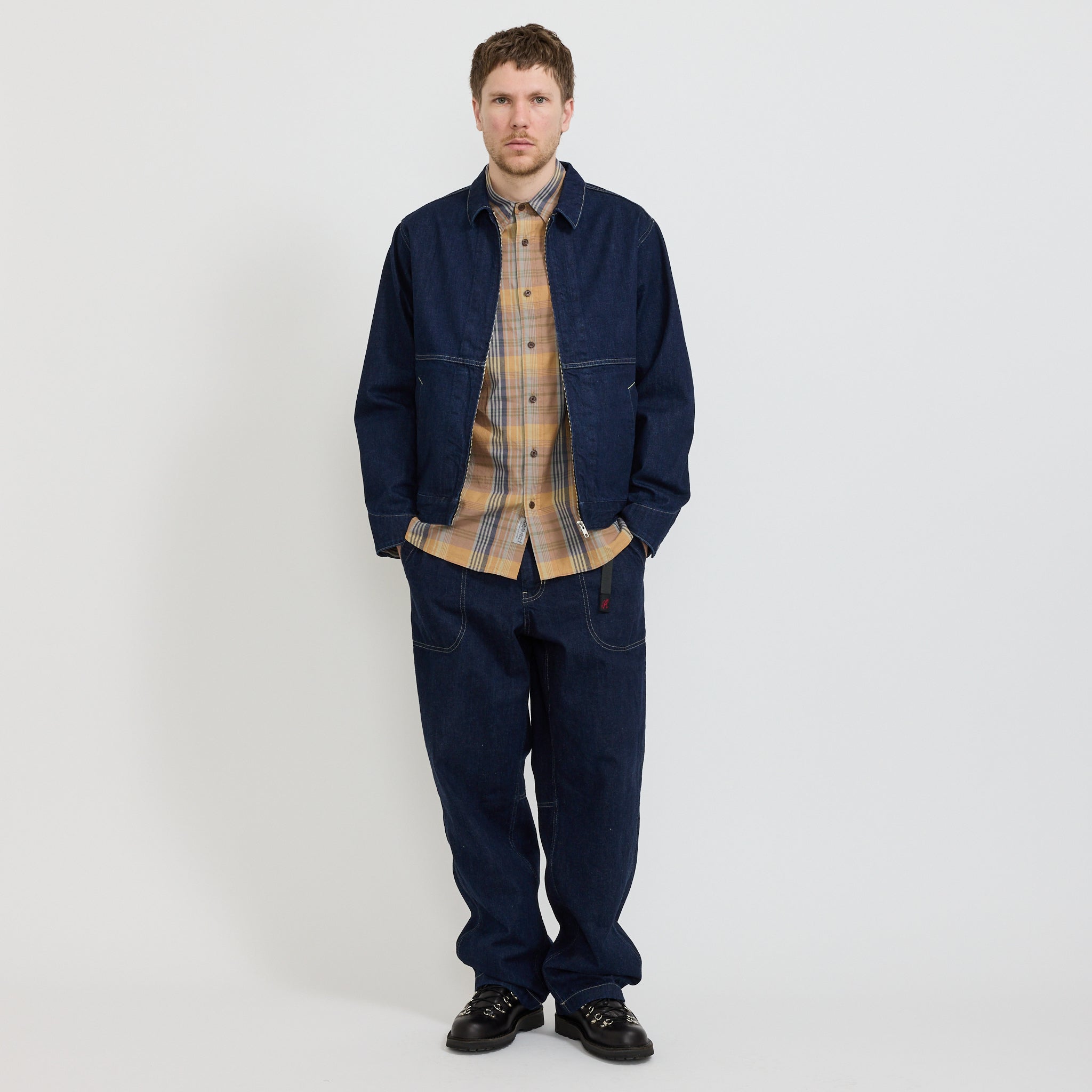 Japanese Slub Denim Jacket Indigo
