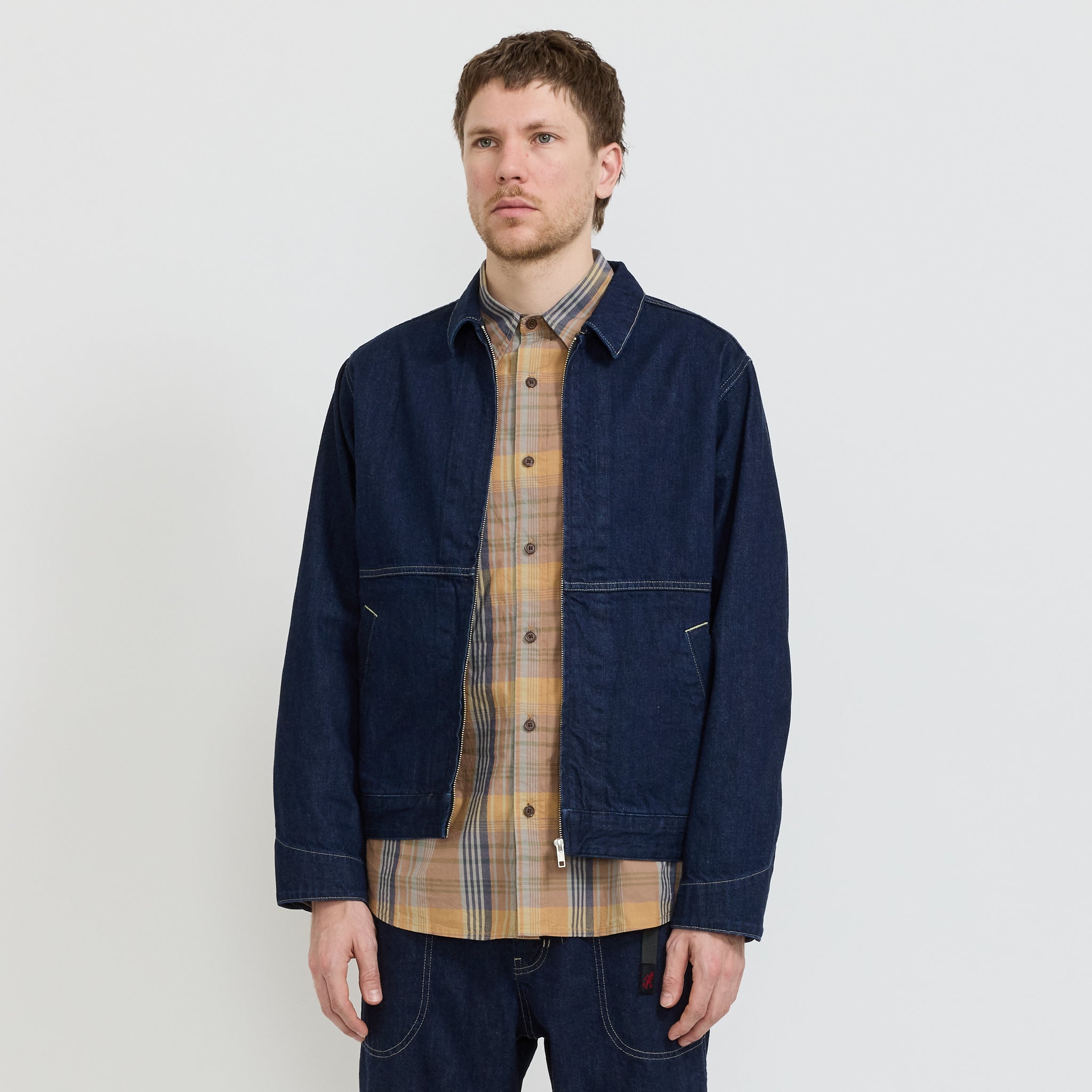 Japanese Slub Denim Jacket Indigo