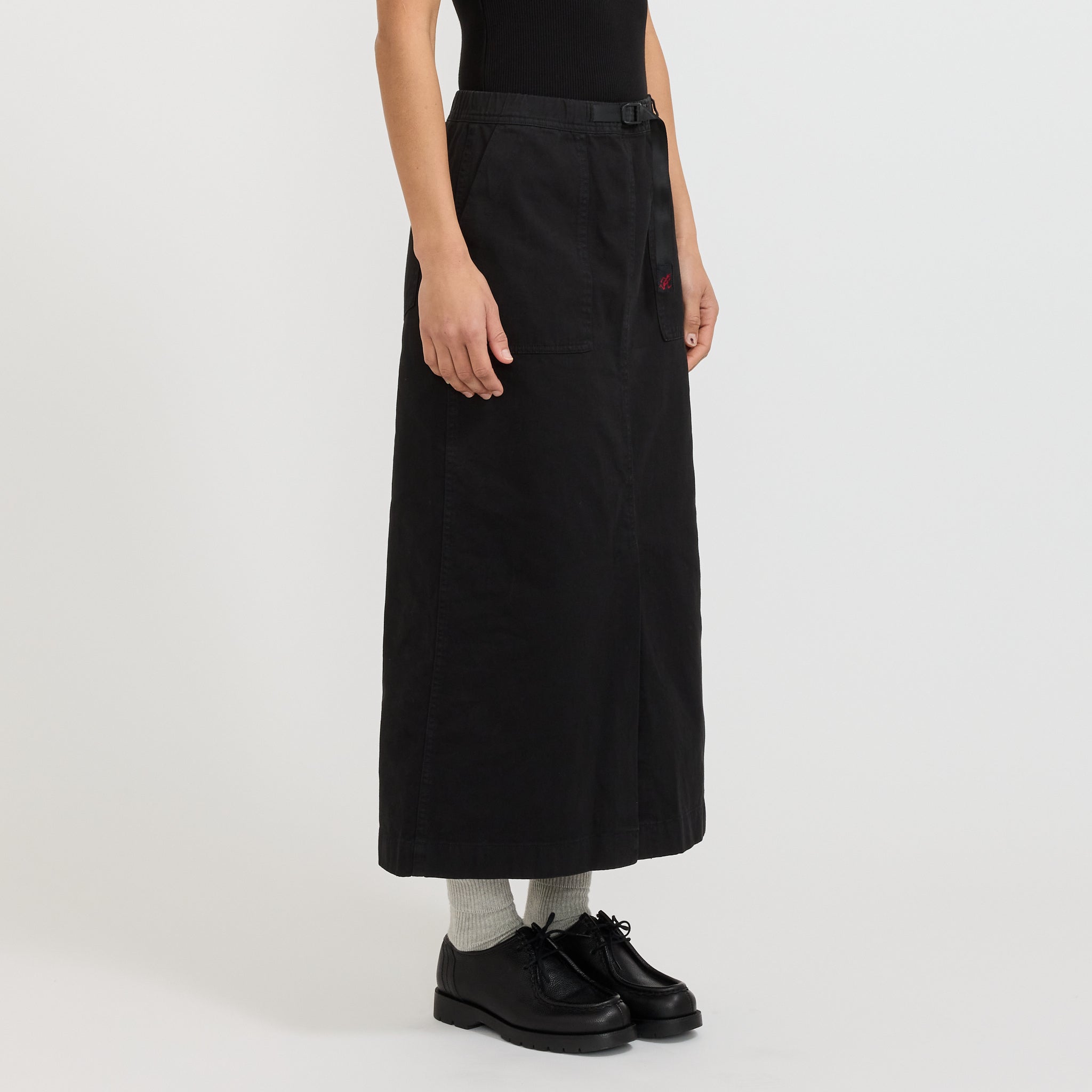 Long Baker Skirt Black