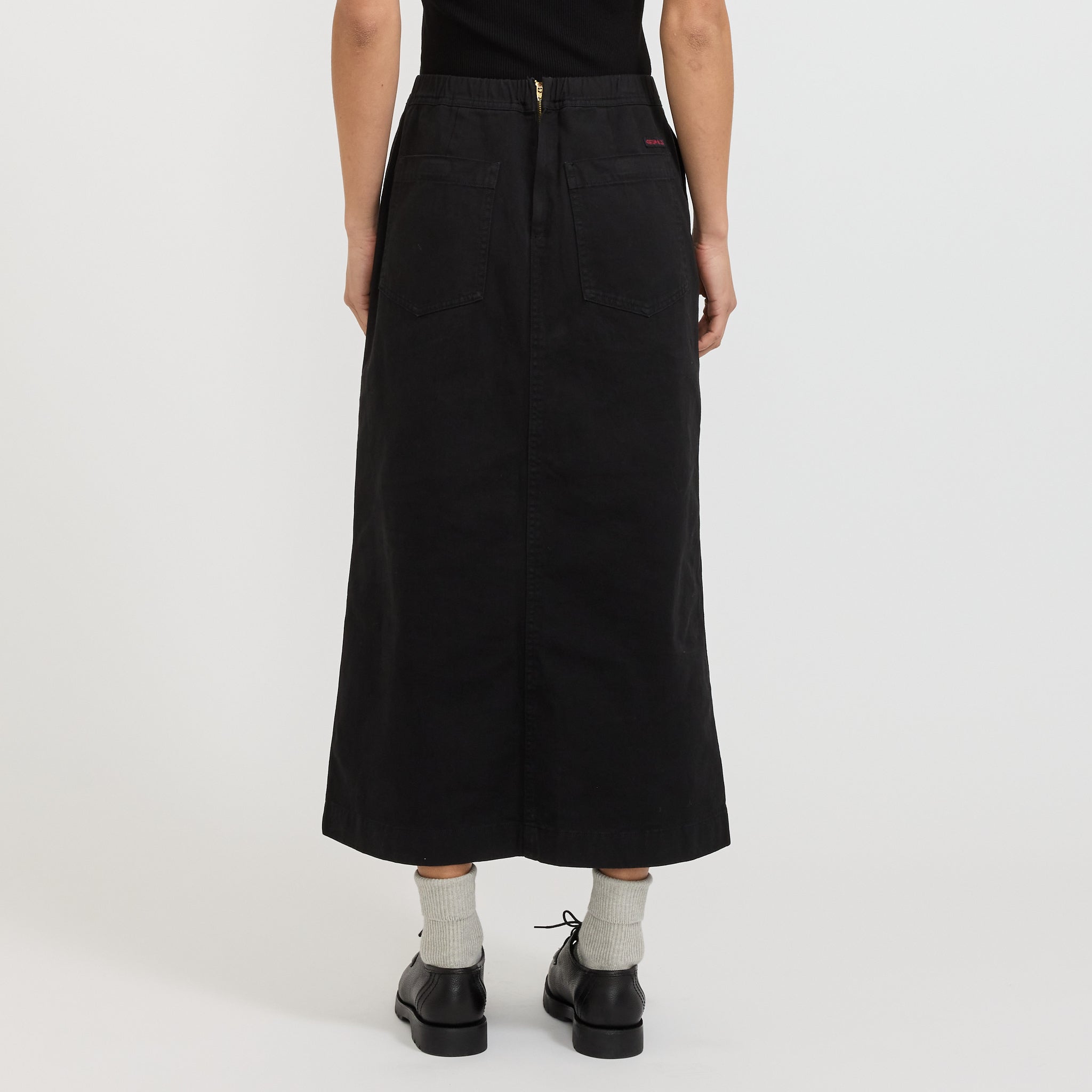 Long Baker Skirt Black