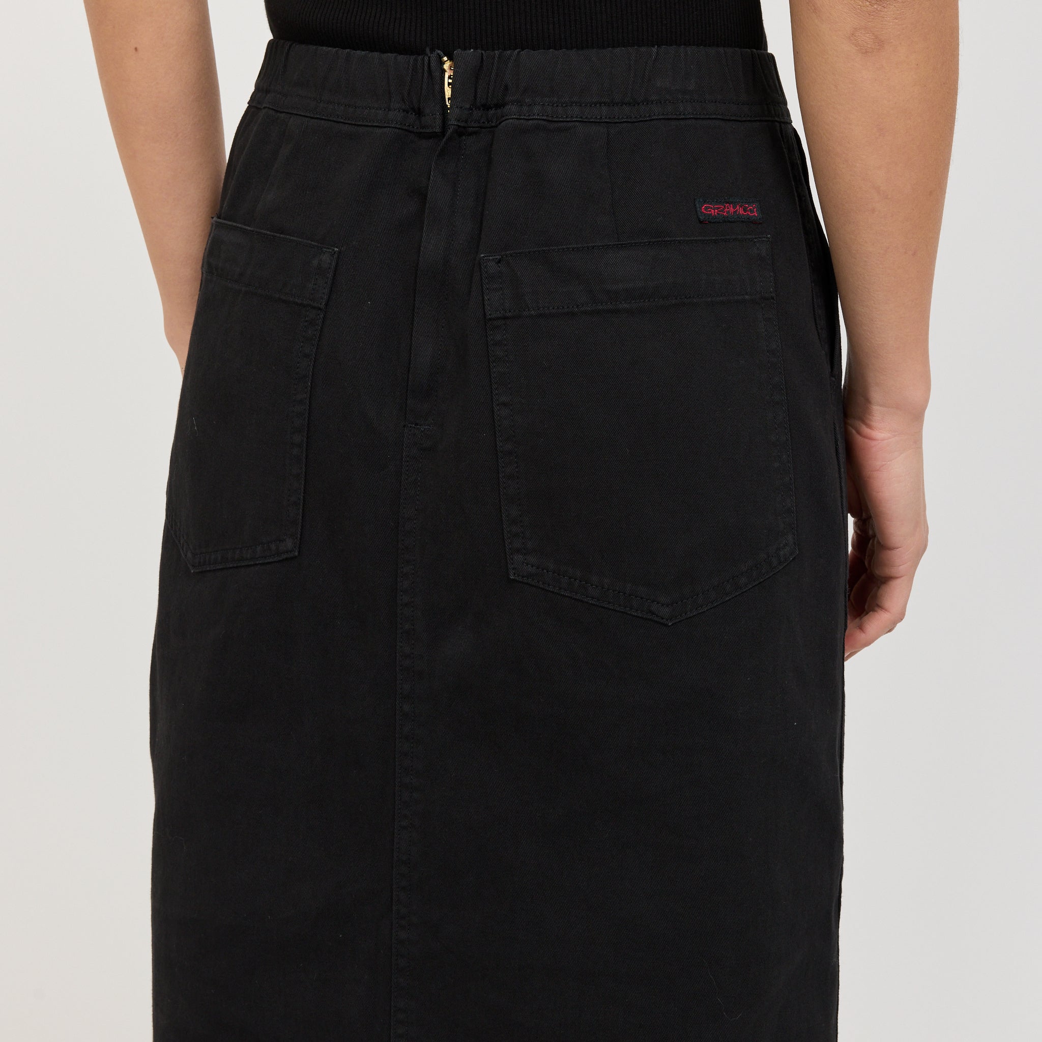 Long Baker Skirt Black