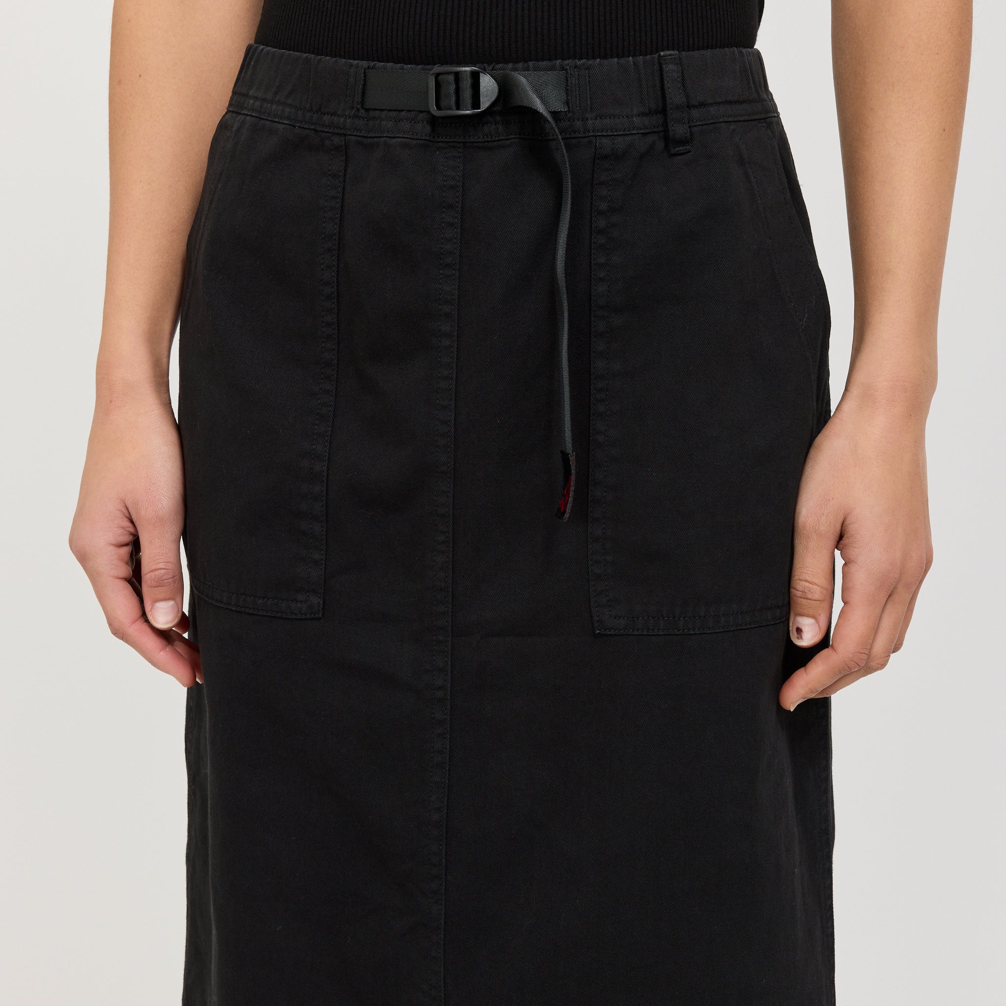 Long Baker Skirt Black