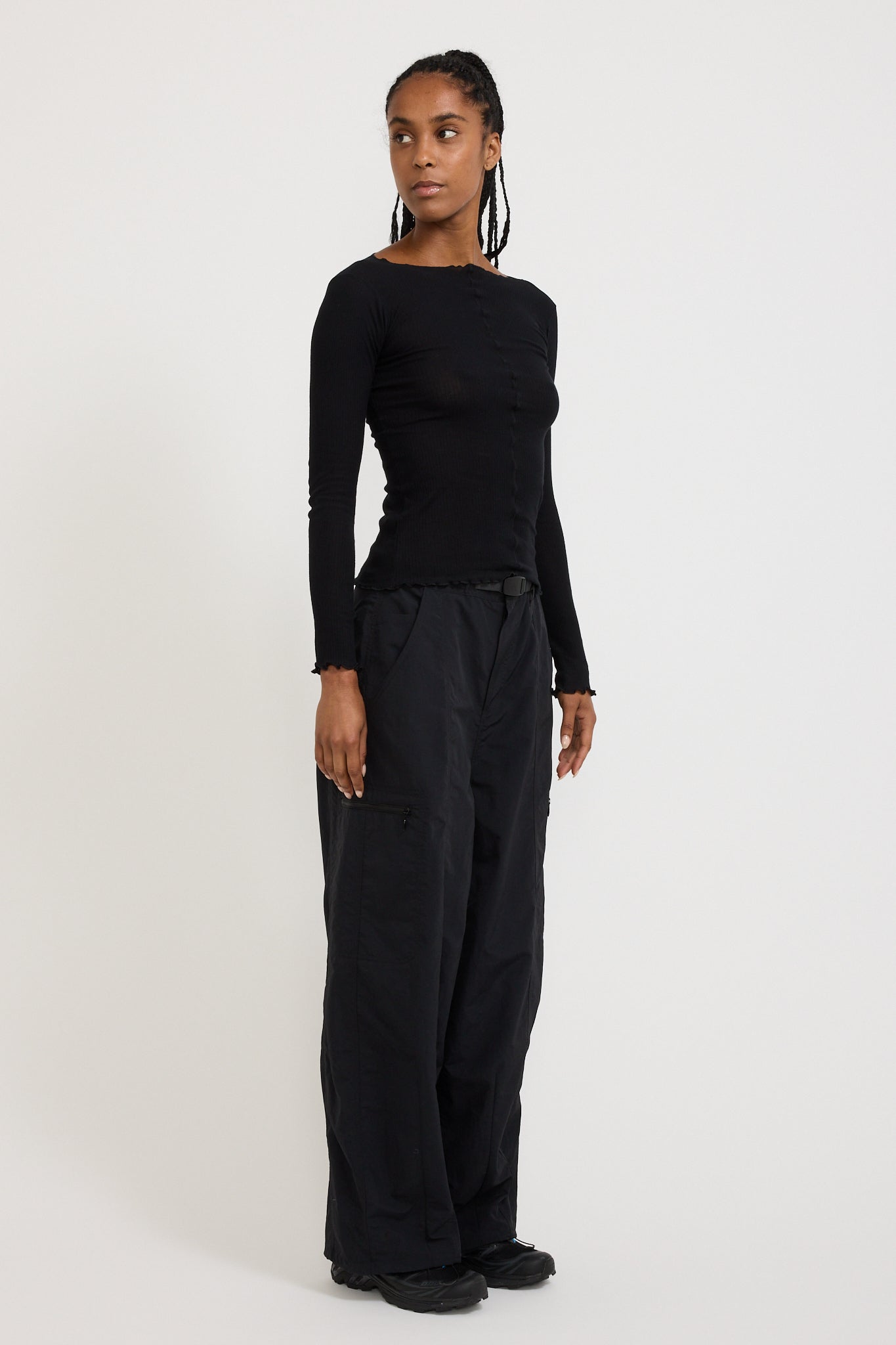 Loose Balloon Pant Black