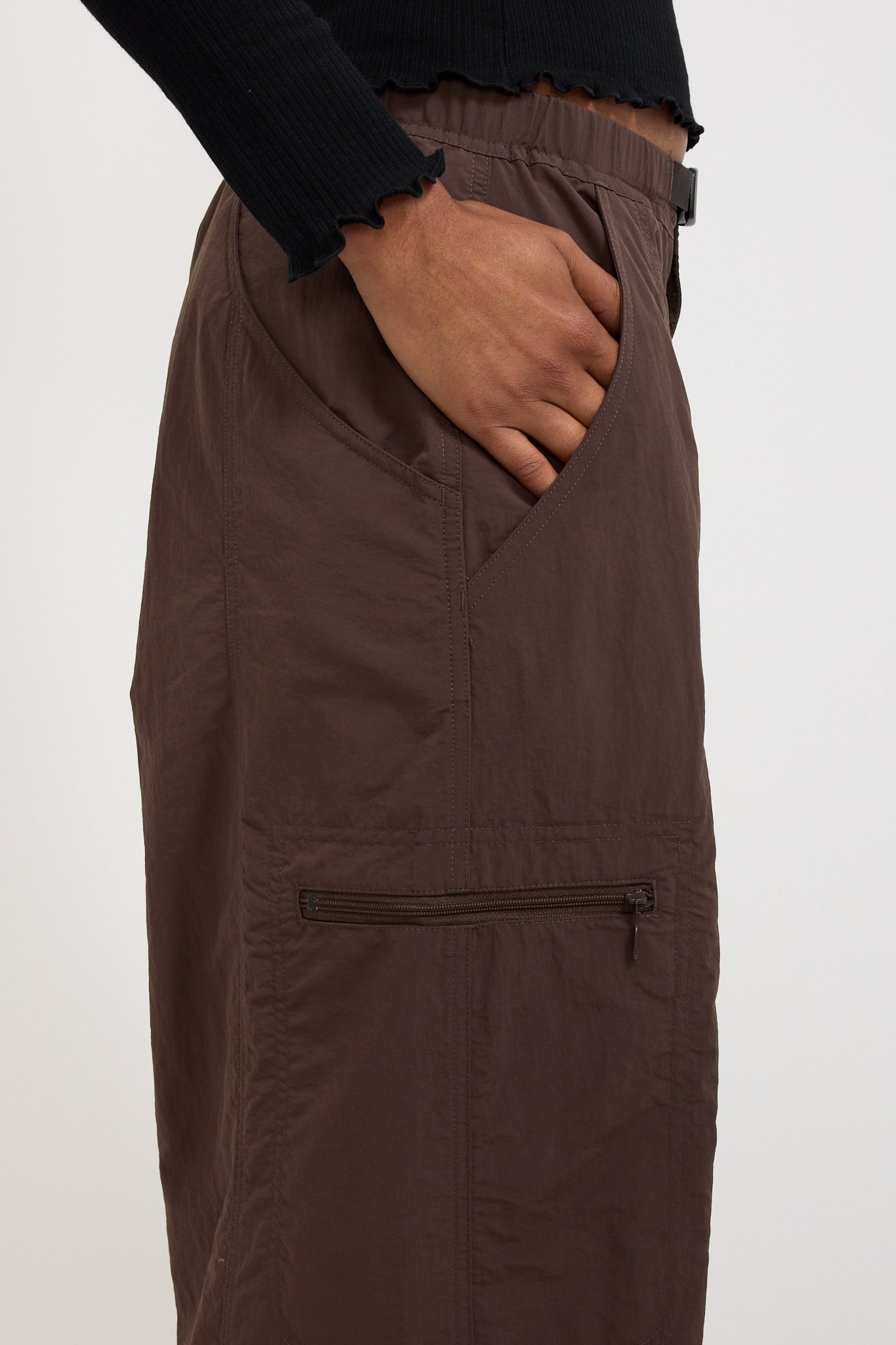 Loose Balloon Pant Deep Brown