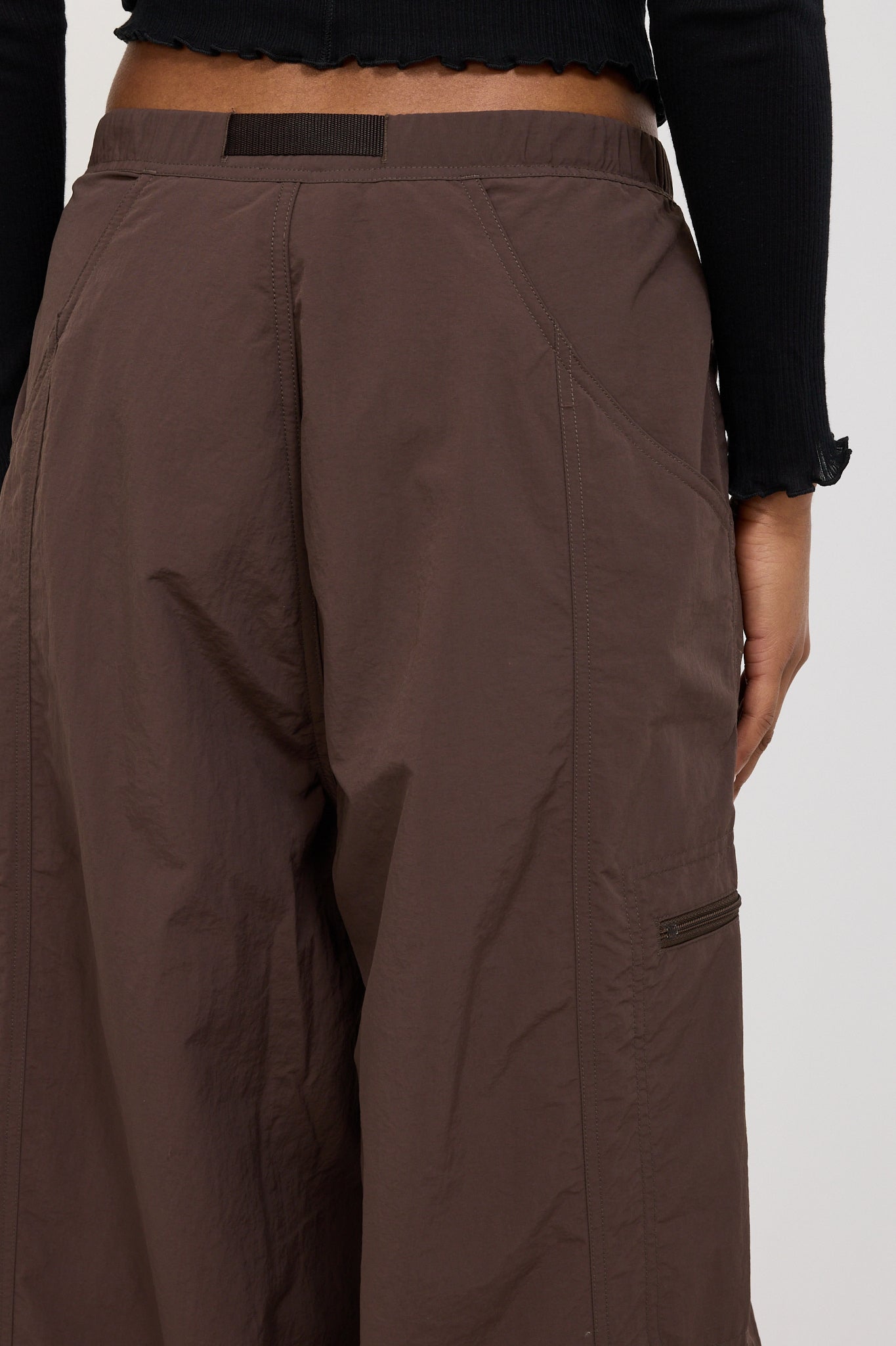 Loose Balloon Pant Deep Brown