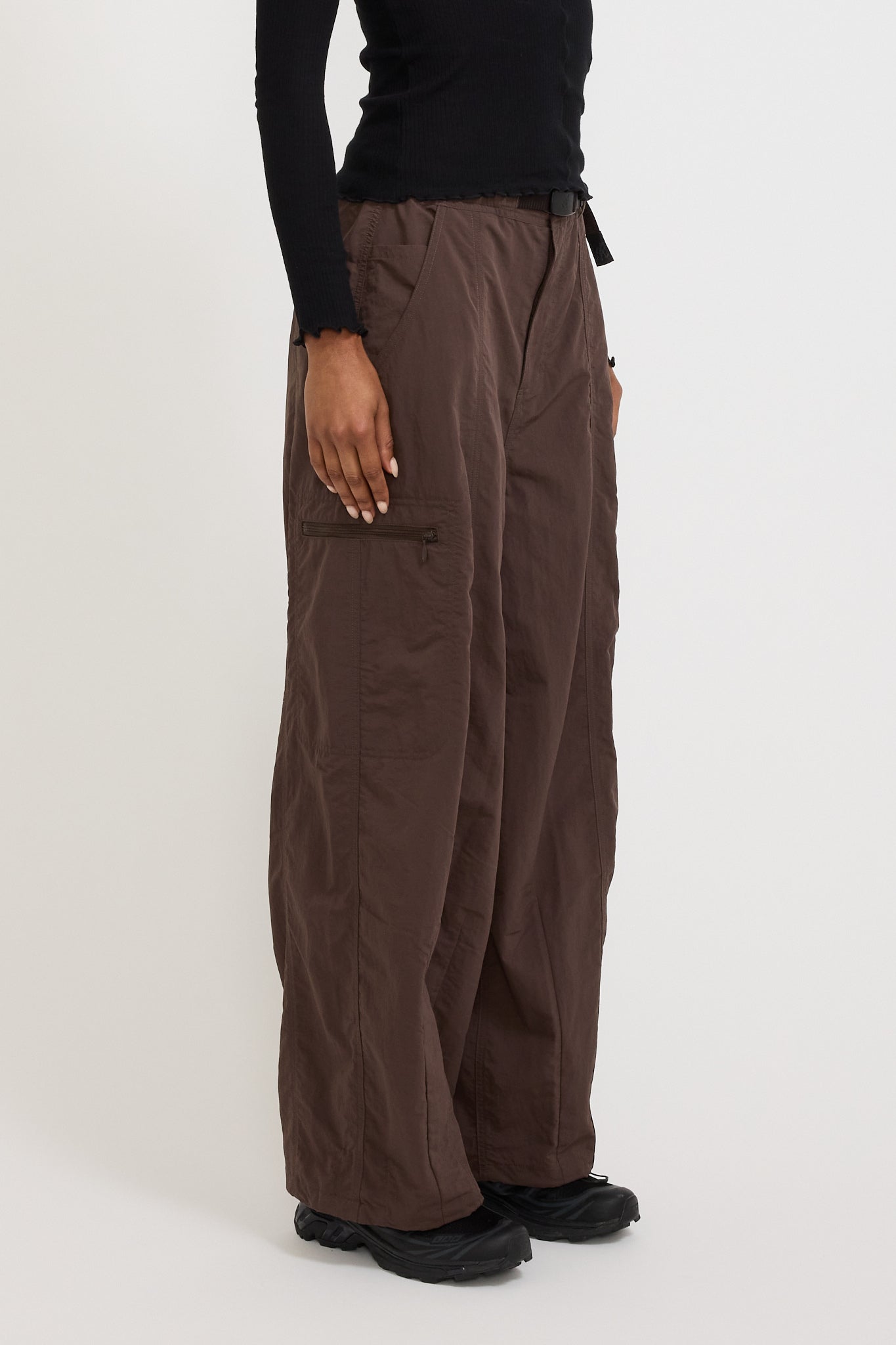 Loose Balloon Pant Deep Brown