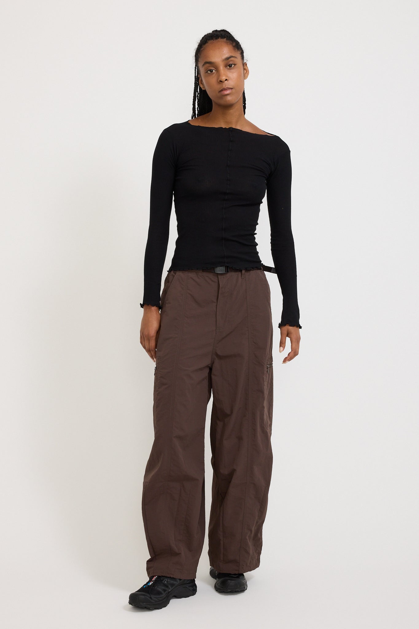 Loose Balloon Pant Deep Brown