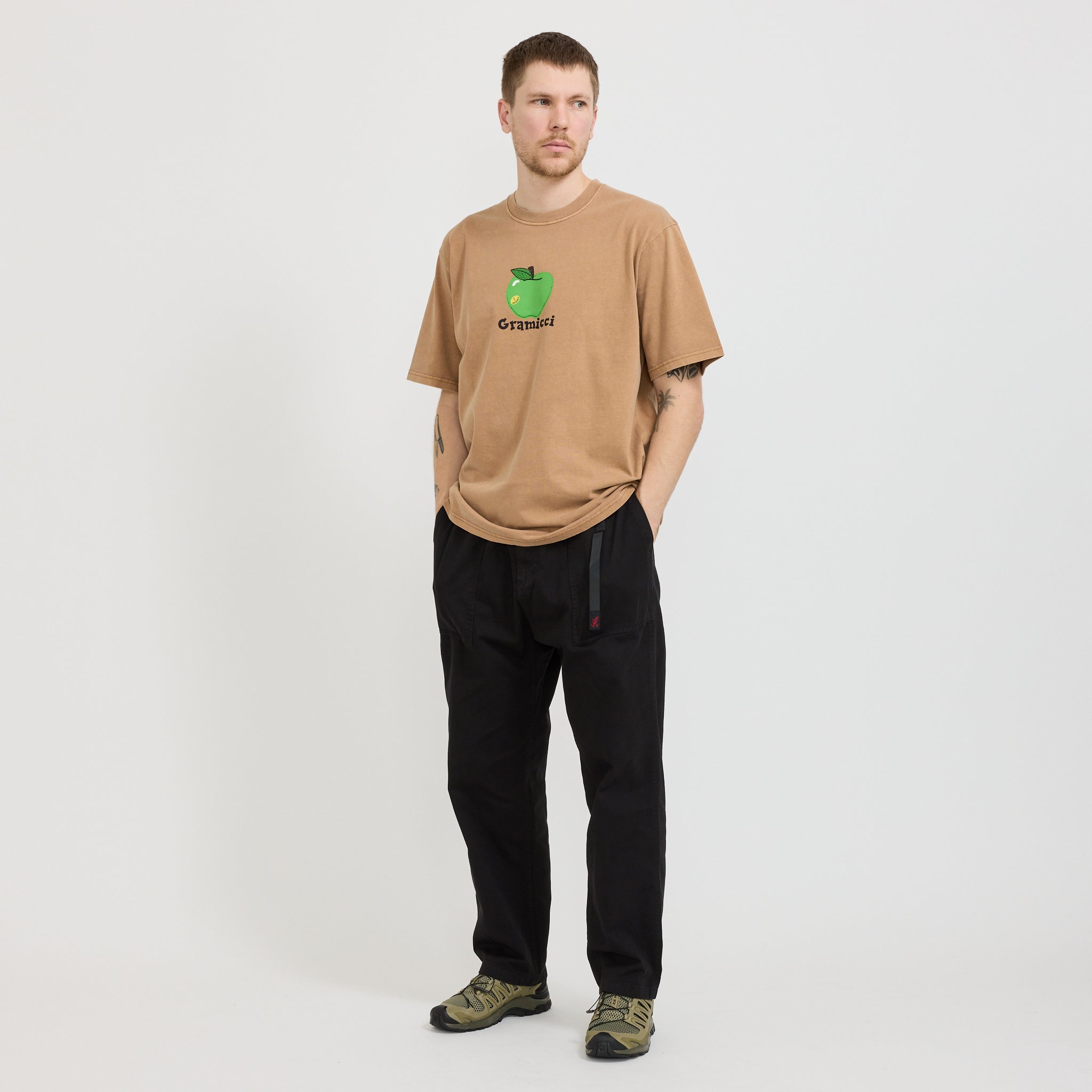 Gramicci Loose Tapered Ridge Pant Black | Maplestore