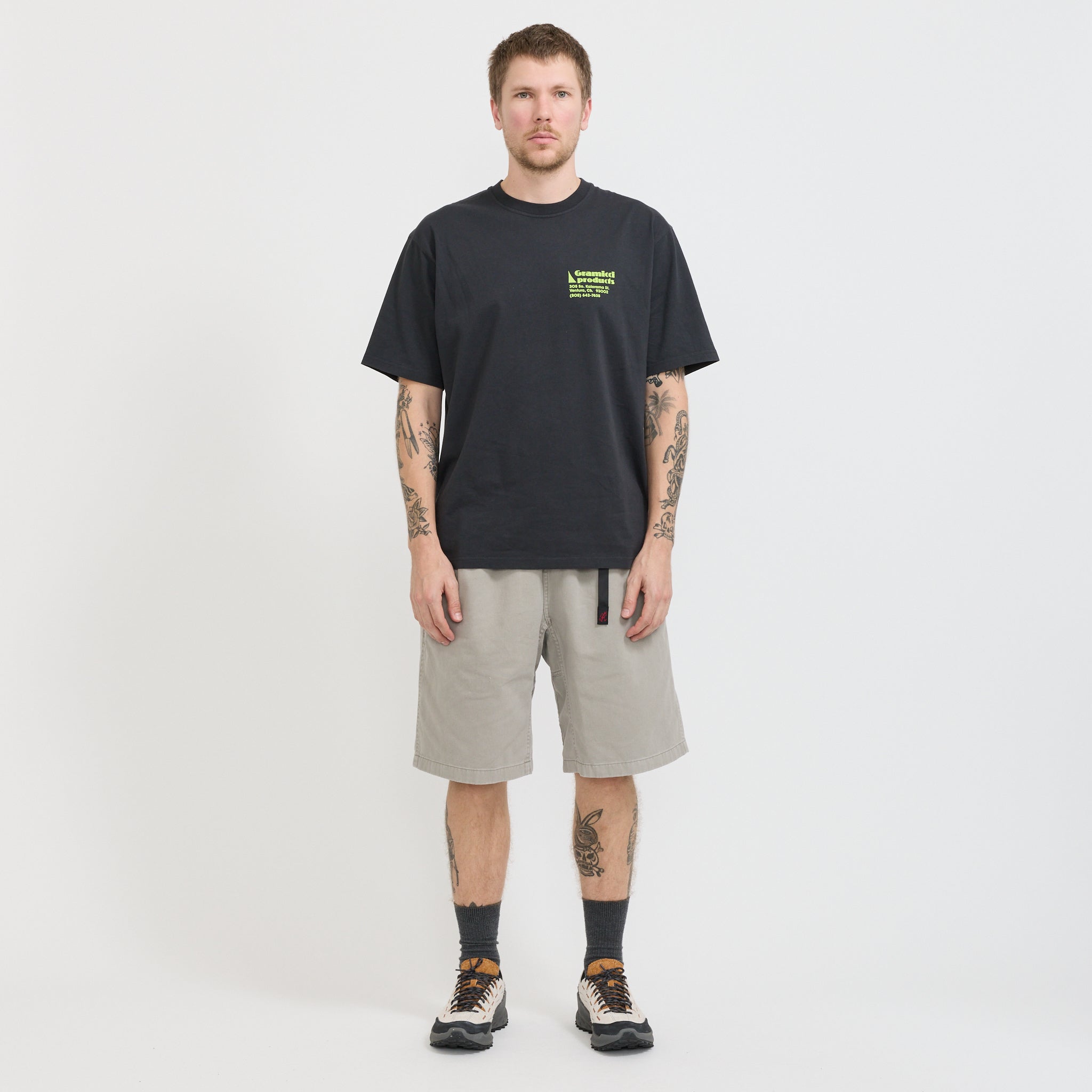 Gramicci | Natural Dyed Jam Short Grey | Maplestore