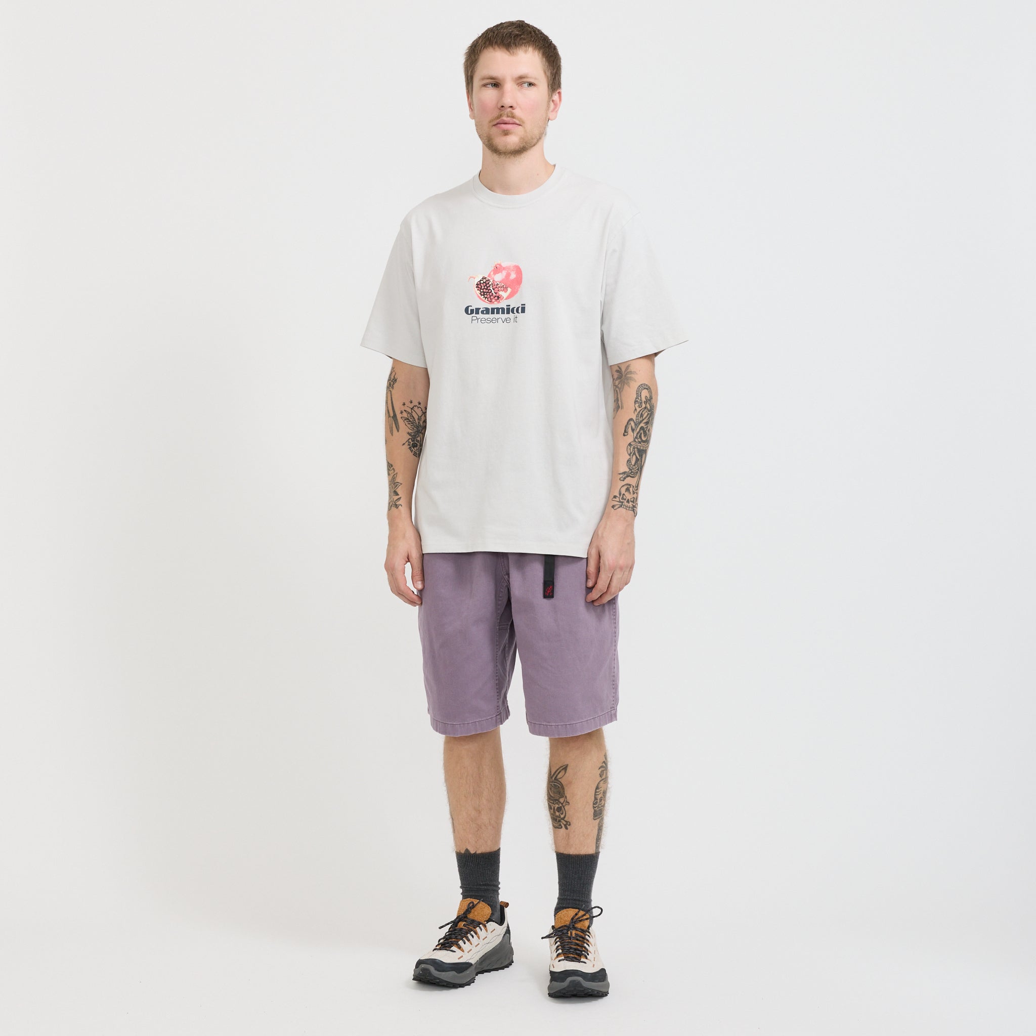 Gramicci | Natural Dyed Jam Short Purple | Maplestore