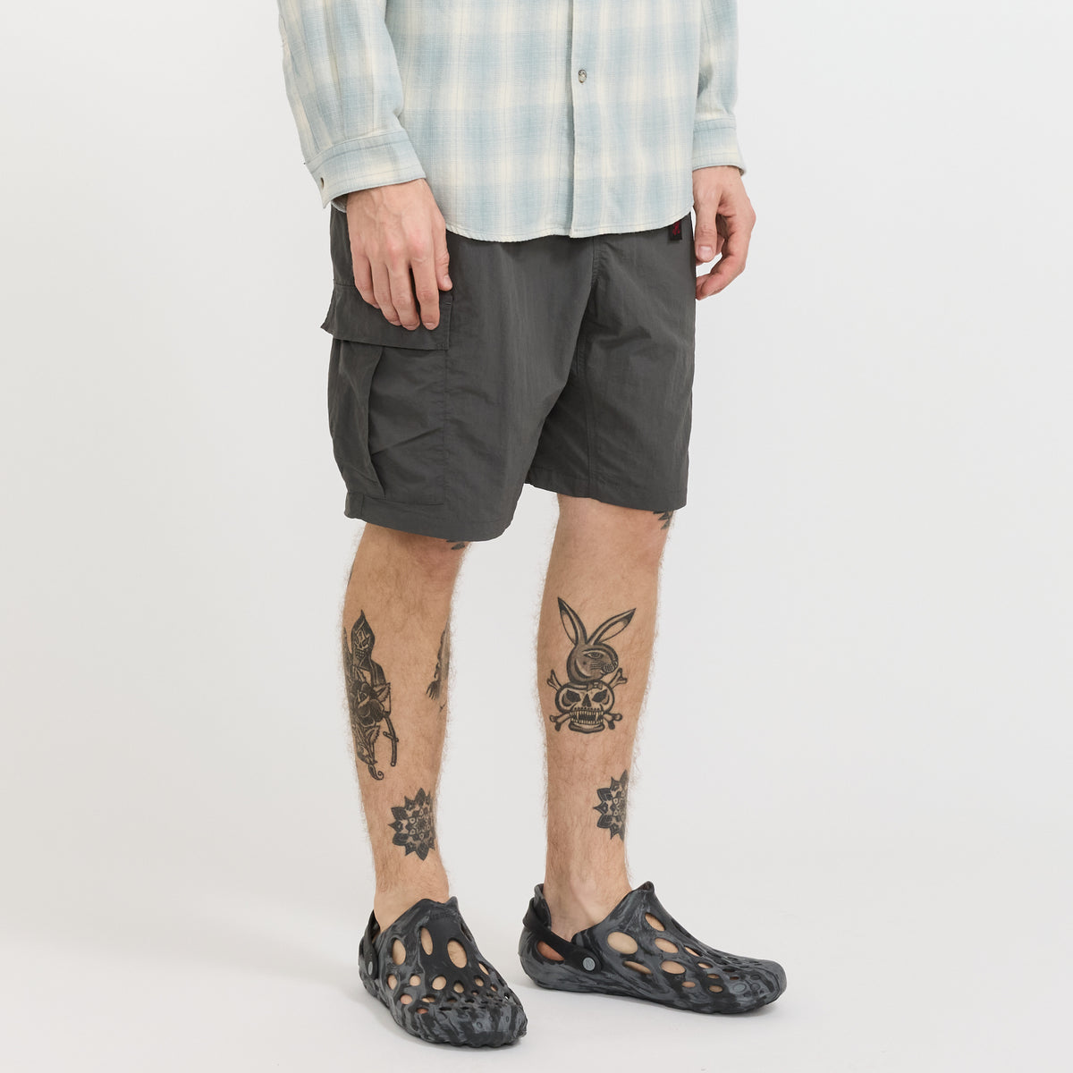Nylon Explorer Cargo Short Carbon