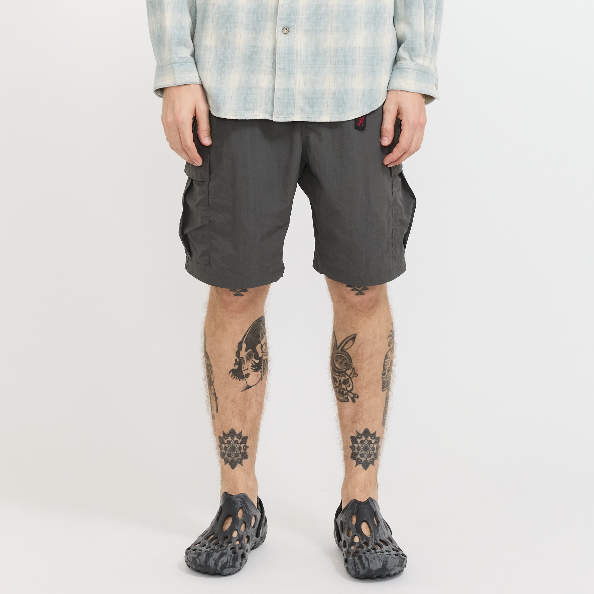 Nylon Explorer Cargo Short Carbon