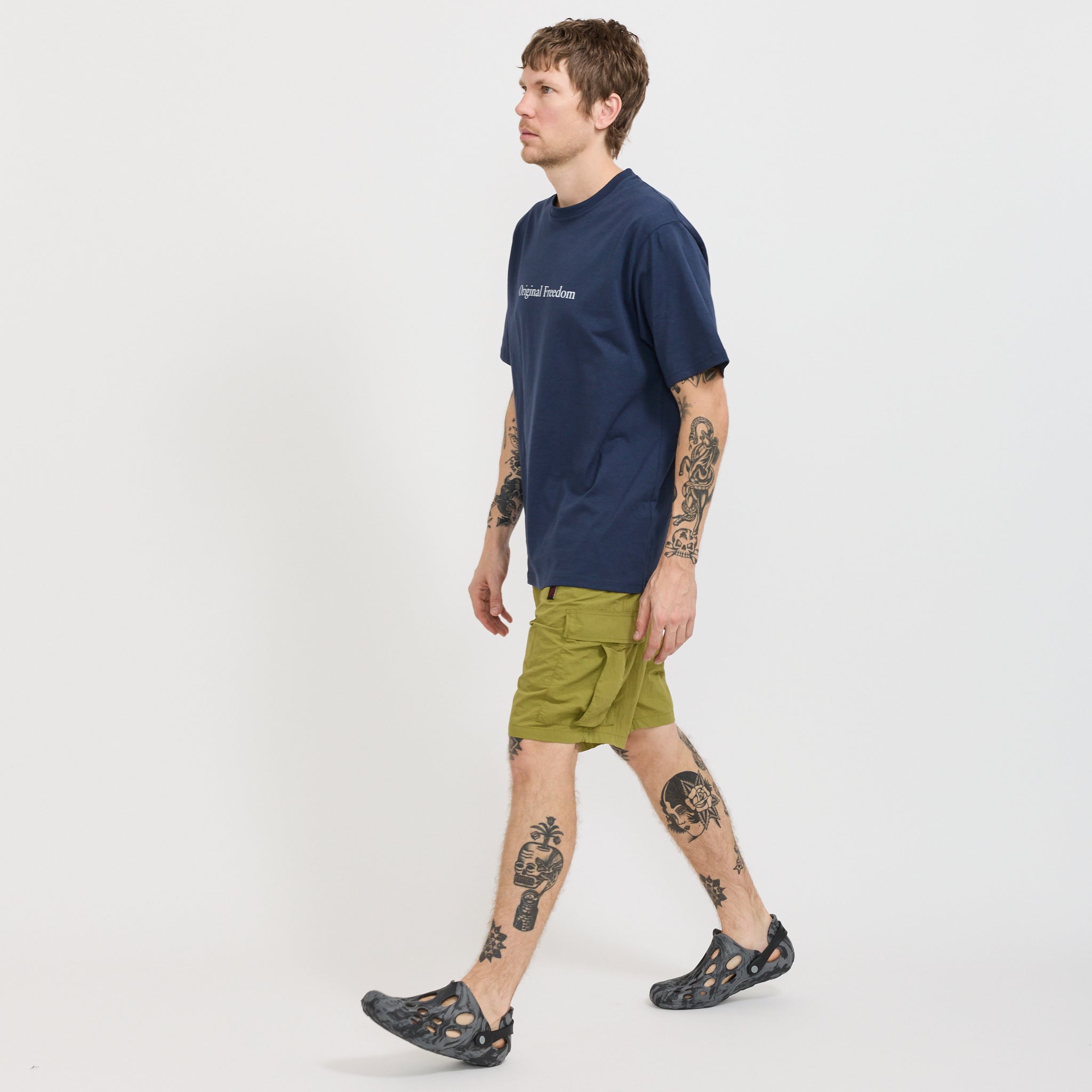 Nylon Explorer Cargo Short Moss