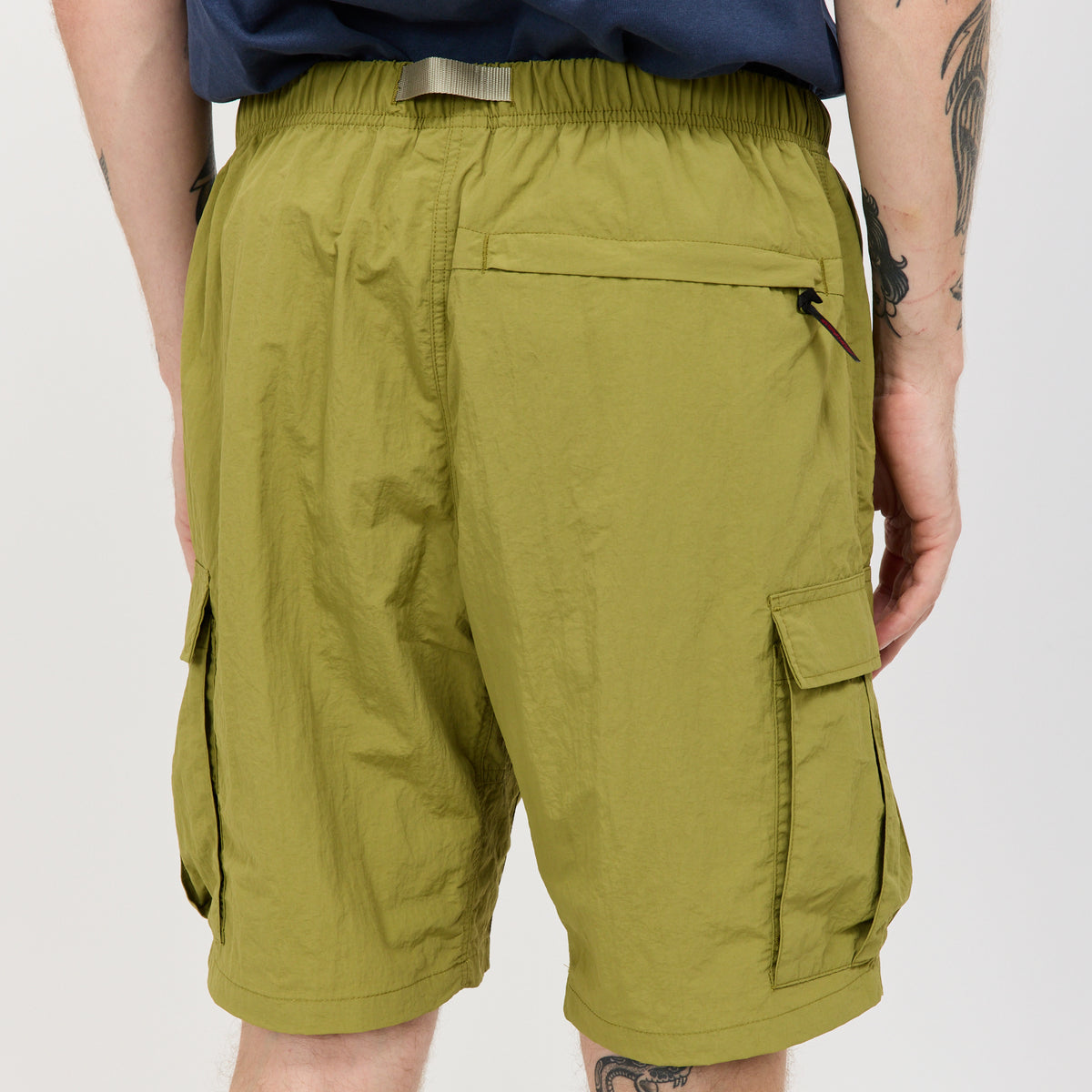 Nylon Explorer Cargo Short Moss