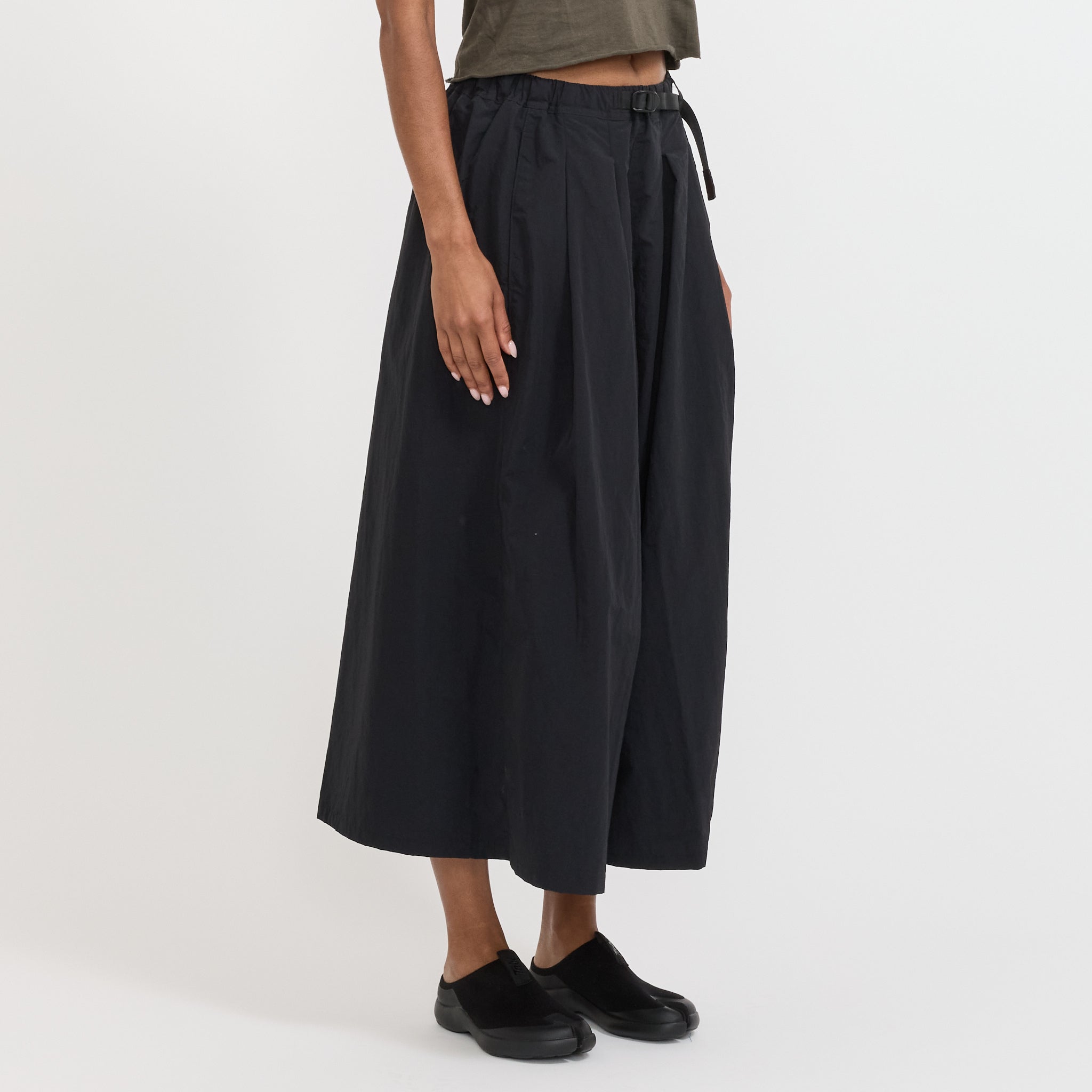 Gramicci | Nylon Flare Pant Black | Maplestore