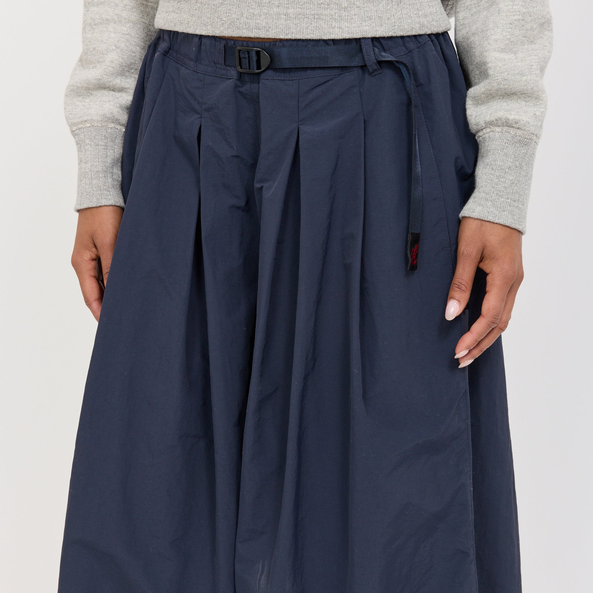 Gramicci | Nylon Flare Pant British Navy | Maplestore