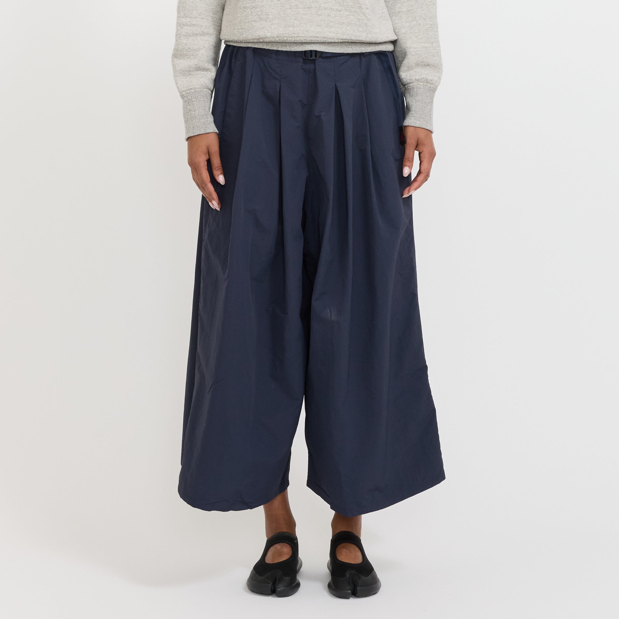 Gramicci | Nylon Flare Pant British Navy | Maplestore