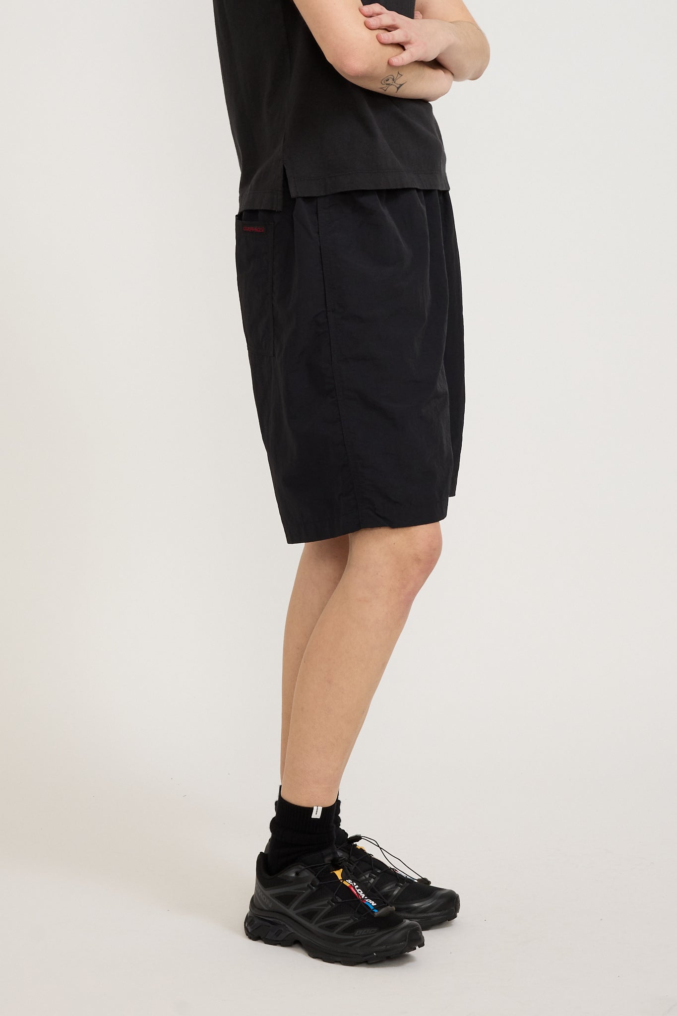 Gramicci | Women's Nylon Loose Short Black | Maplestore