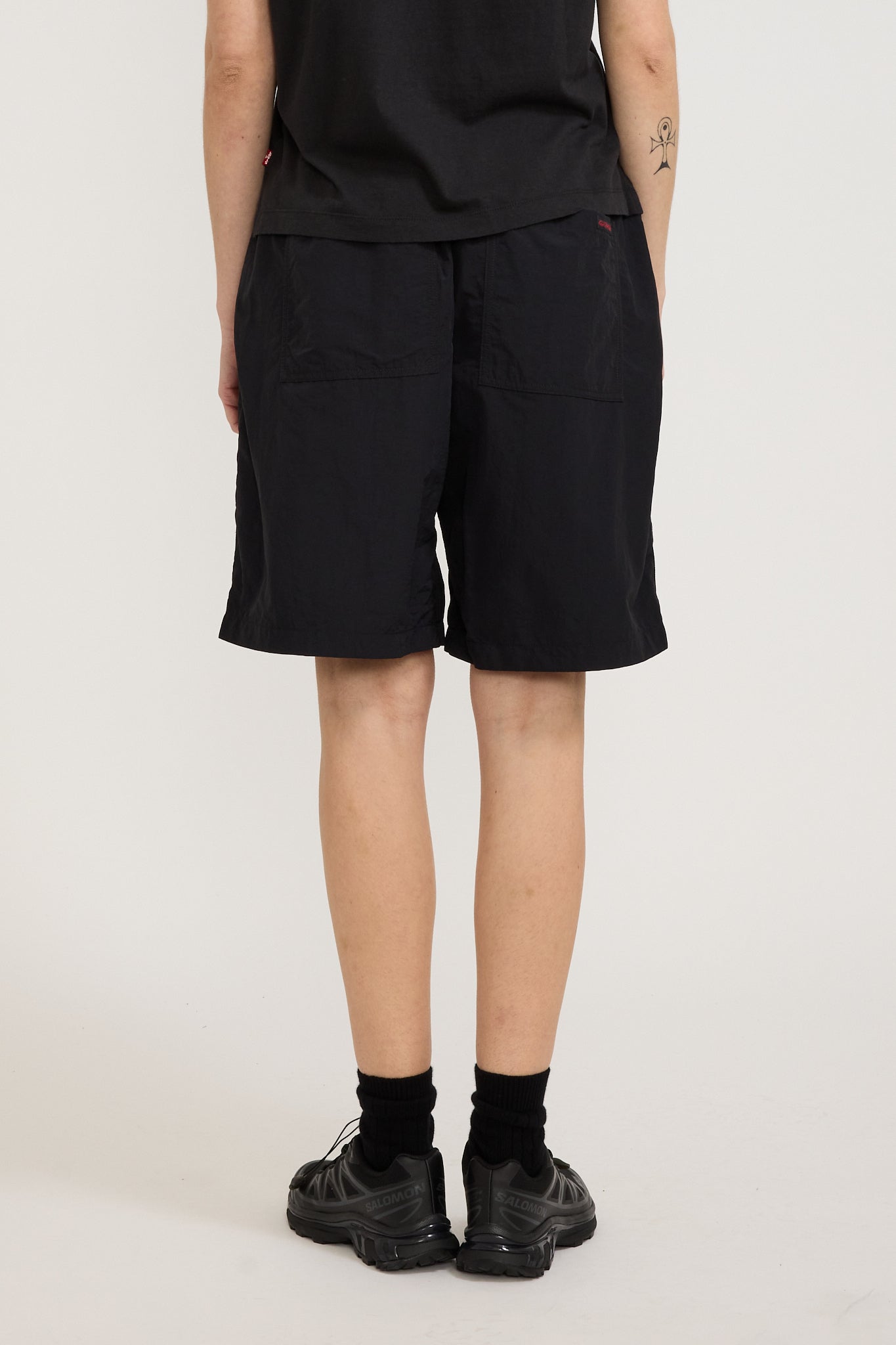 Gramicci | Women's Nylon Loose Short Black | Maplestore