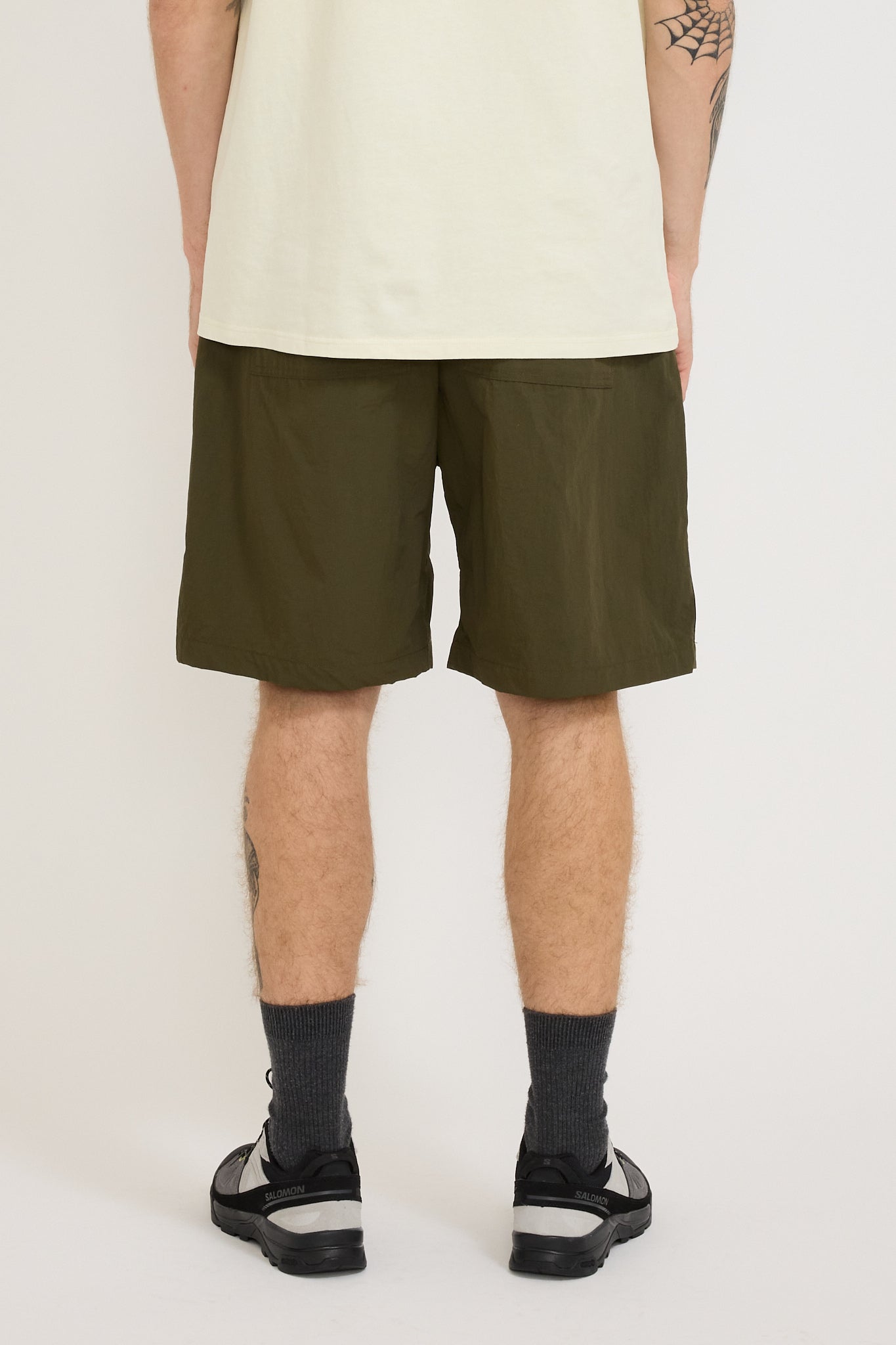 Nylon Loose Short Deep Olive