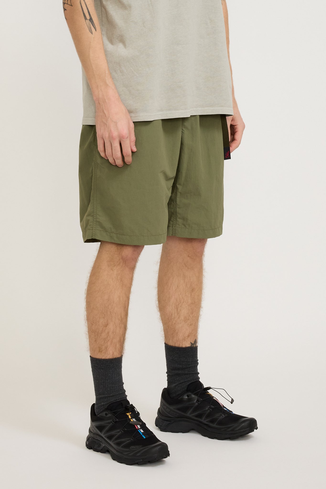 Gramicci | Nylon Loose Short Olive | Maplestore