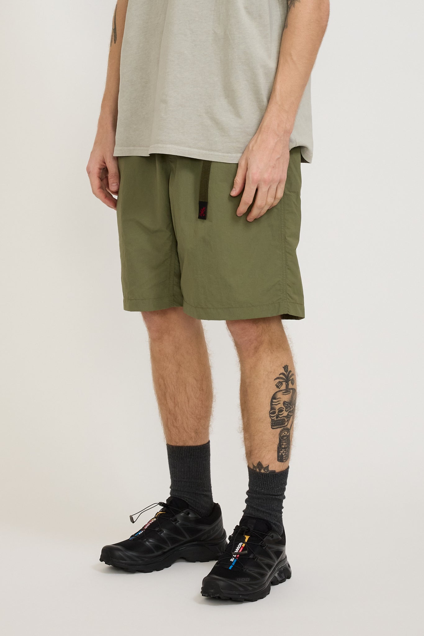 Gramicci | Nylon Loose Short Olive | Maplestore