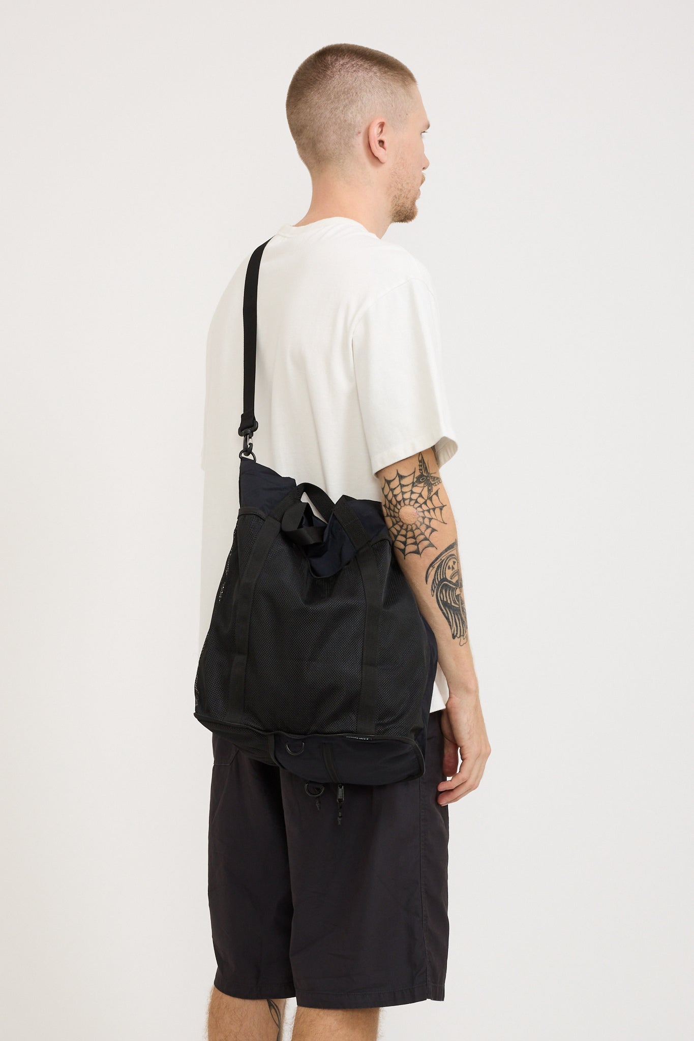 Nylon Packable Explorer Tote Black