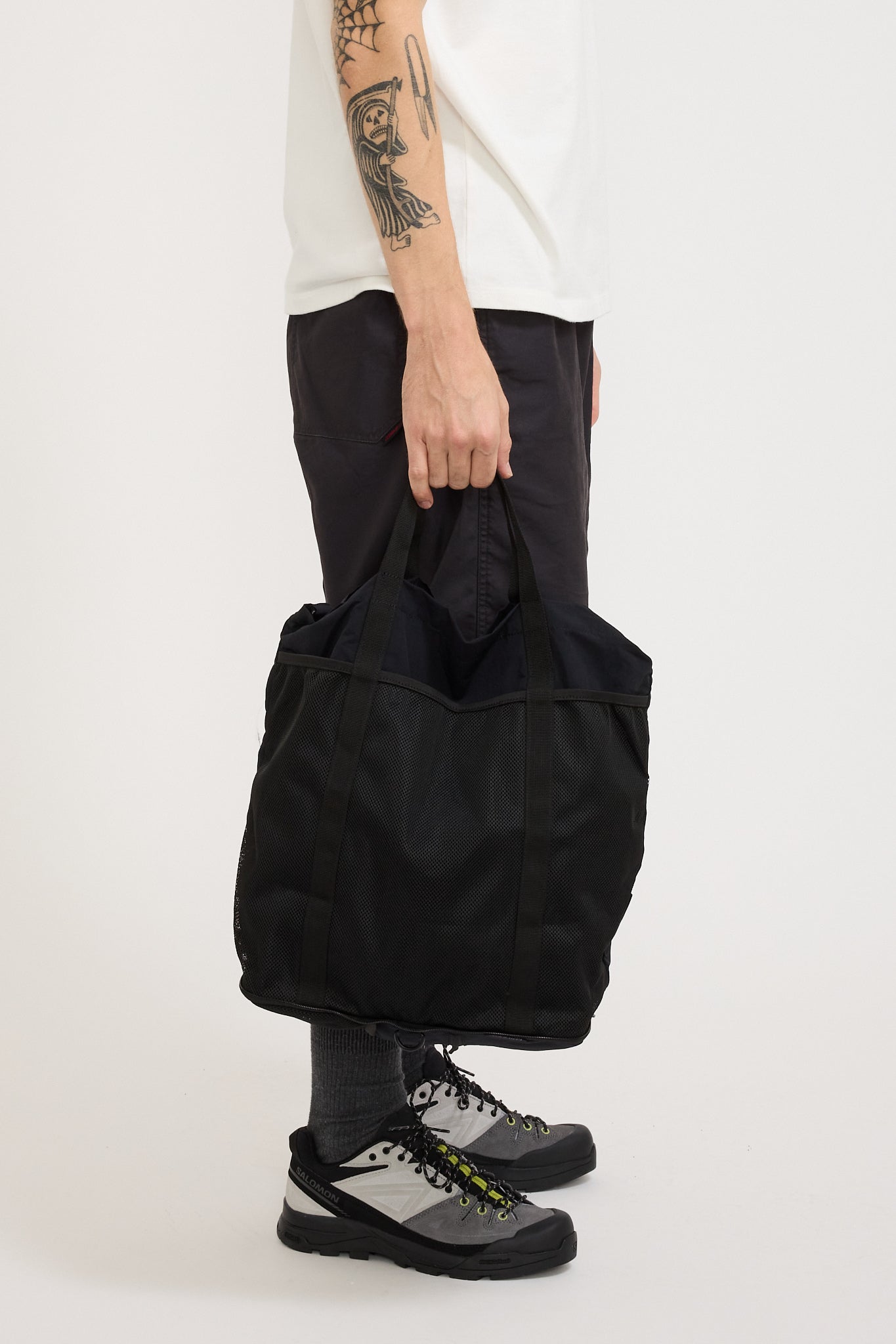 Nylon Packable Explorer Tote Black