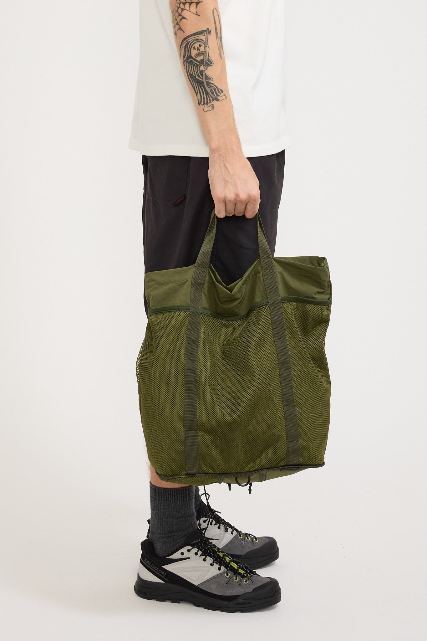 Nylon Packable Explorer Tote Olive